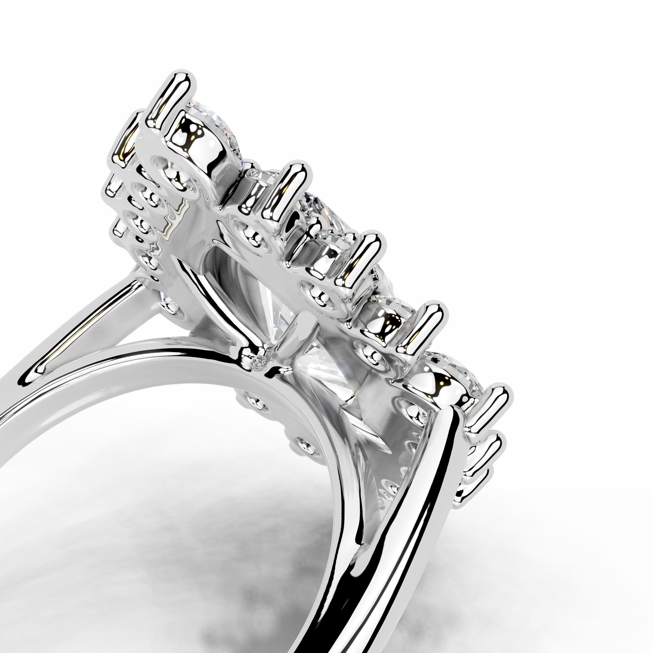 Bruna Diamond Engagement Ring - Platinum