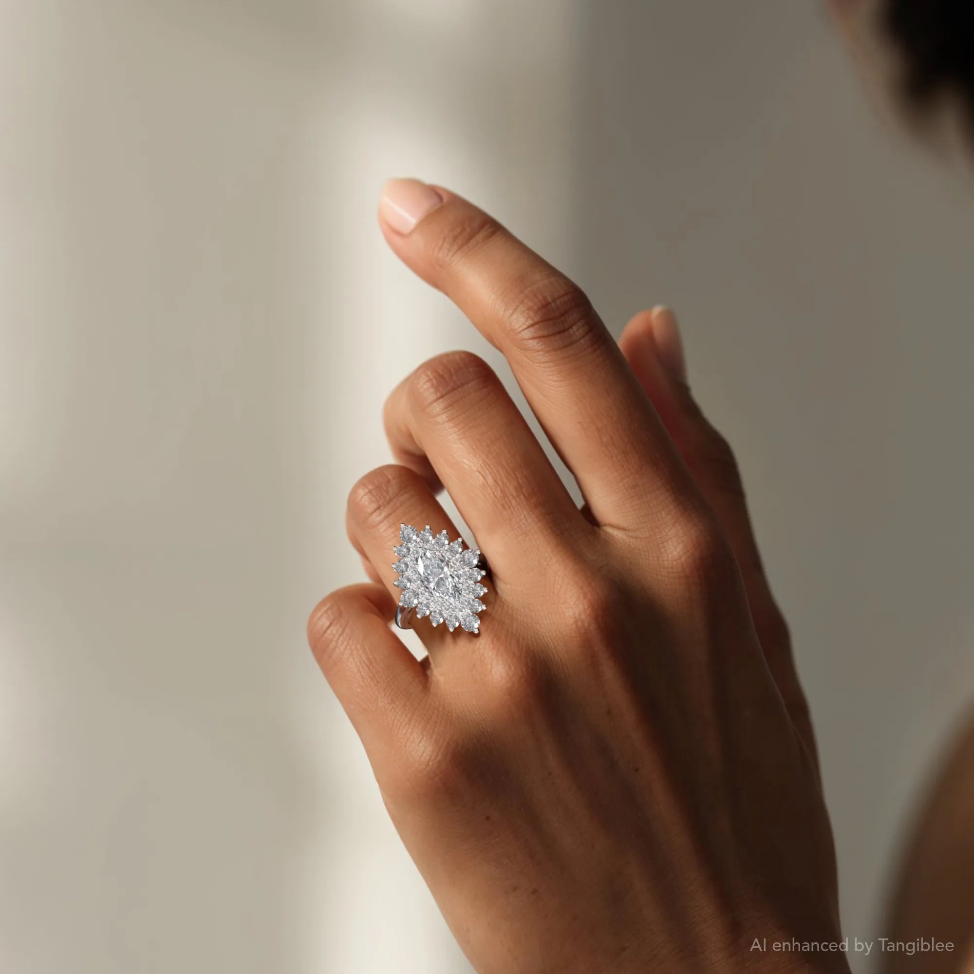 Bruna Lab Grown Diamond Ring - Platinum