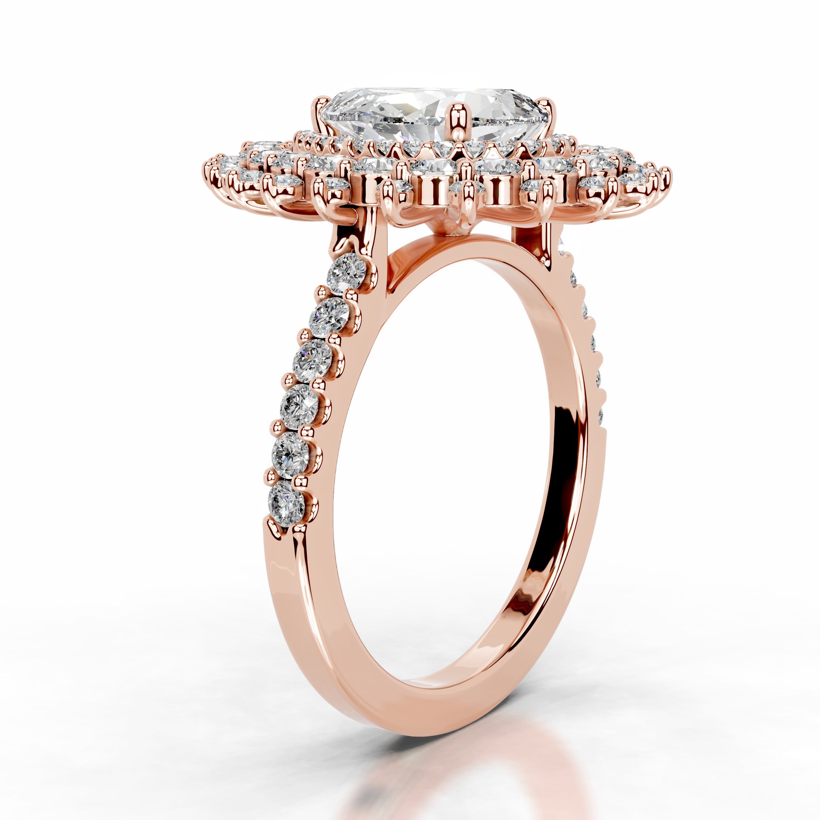 Clara Lab Grown Diamond Ring - 14K Rose Gold