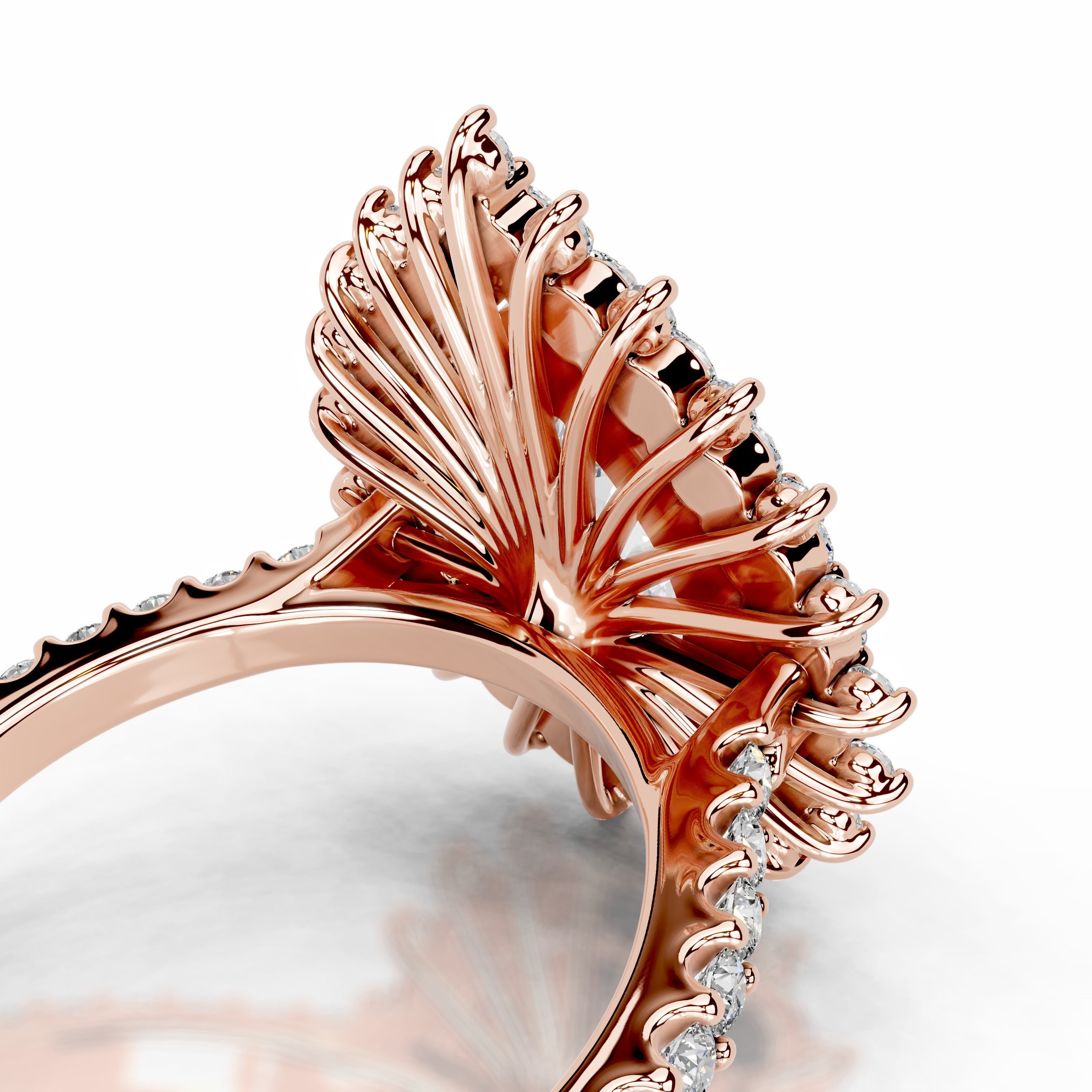 Clara Diamond Engagement Ring - 14K Rose Gold