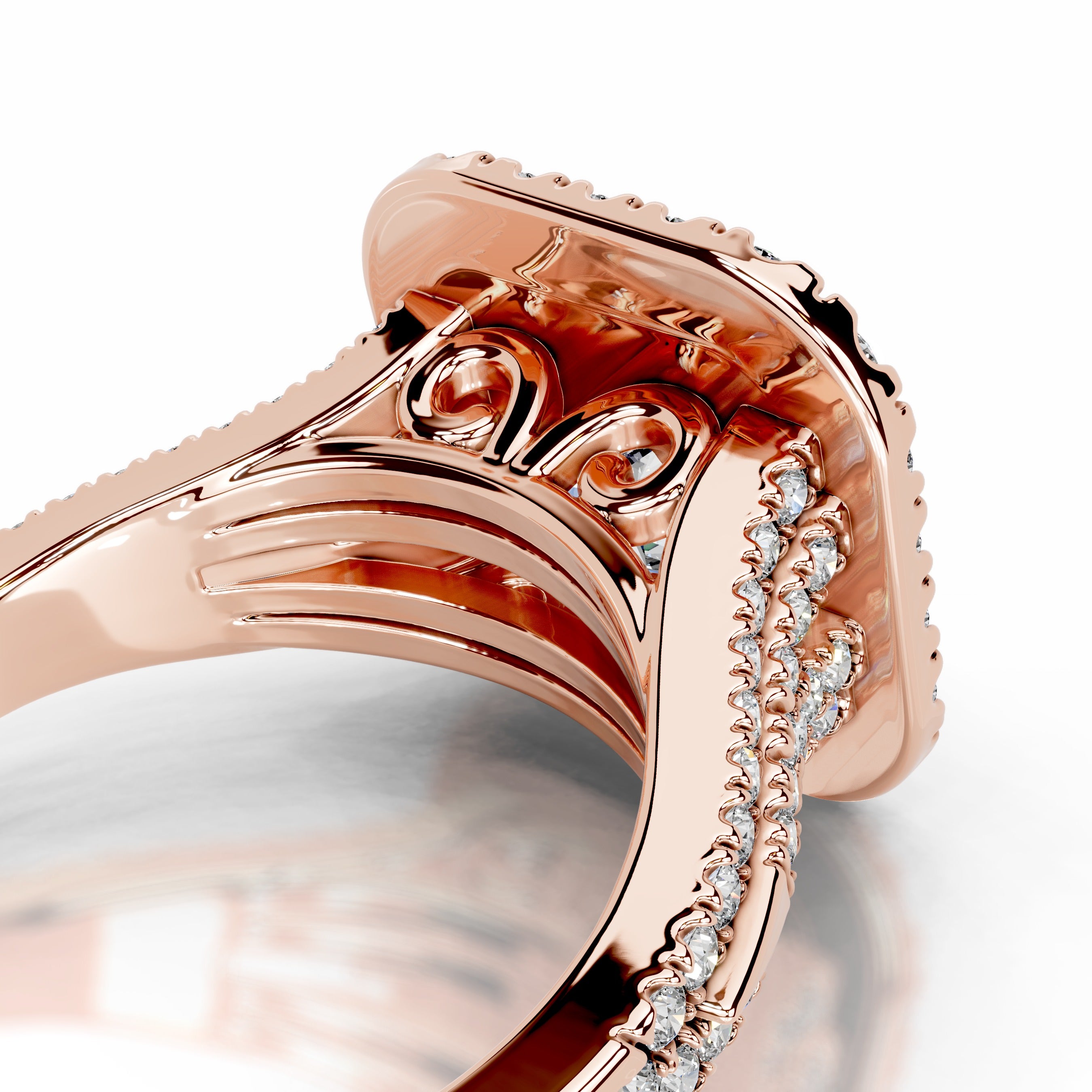 Tainara Diamond Engagement Ring - 14K Rose Gold