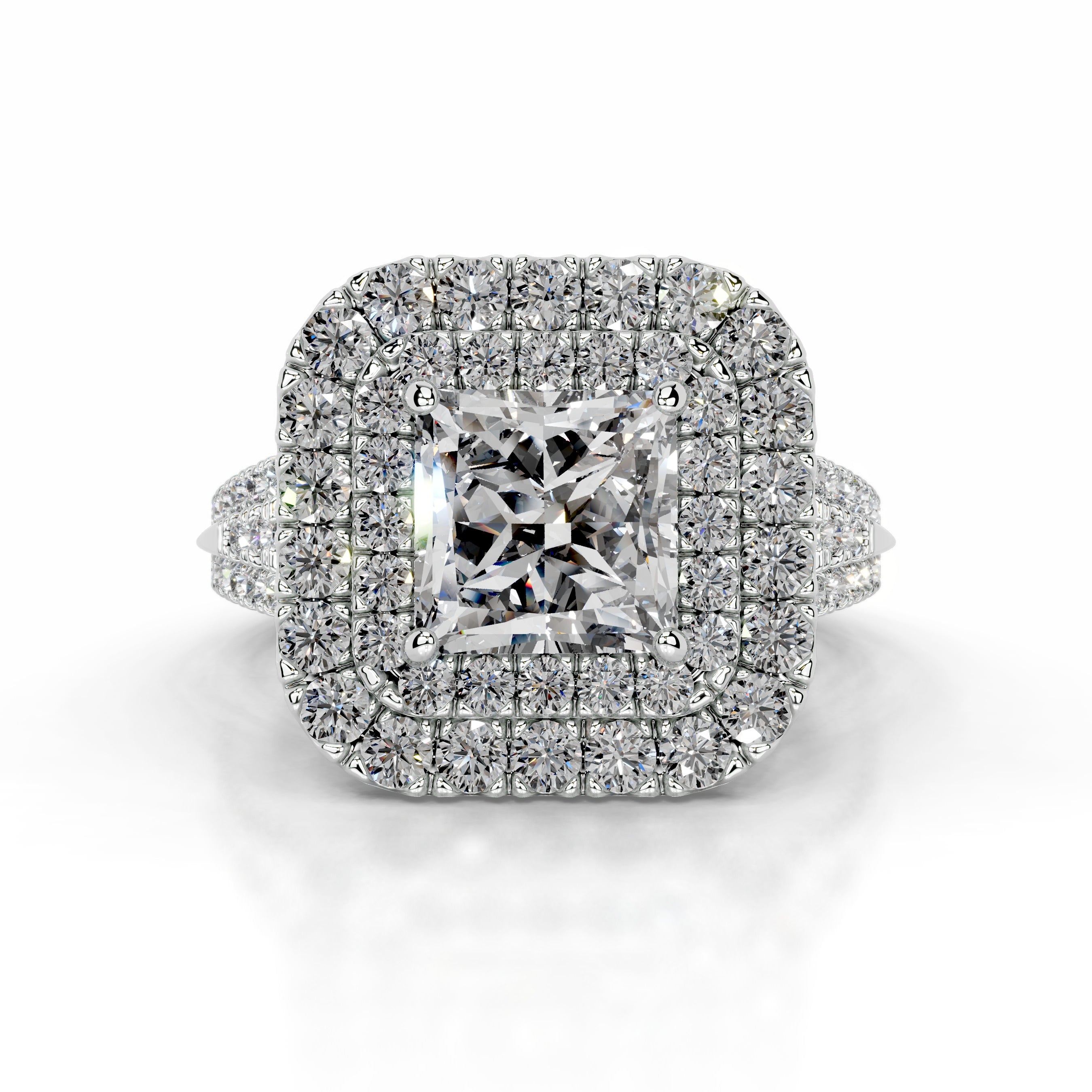 Tainara Diamond Engagement Ring - 18K White Gold