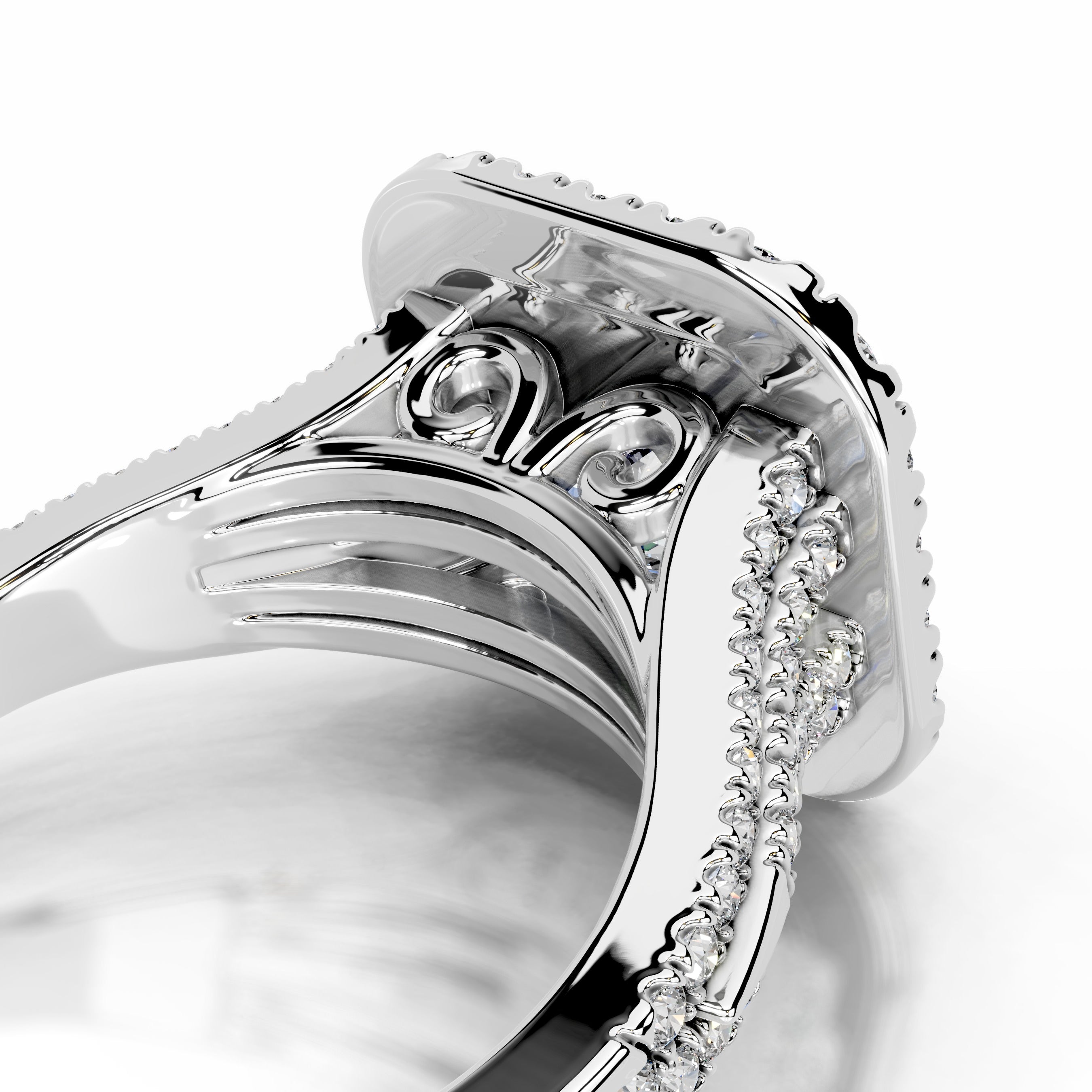 Tainara Diamond Engagement Ring - 18K White Gold