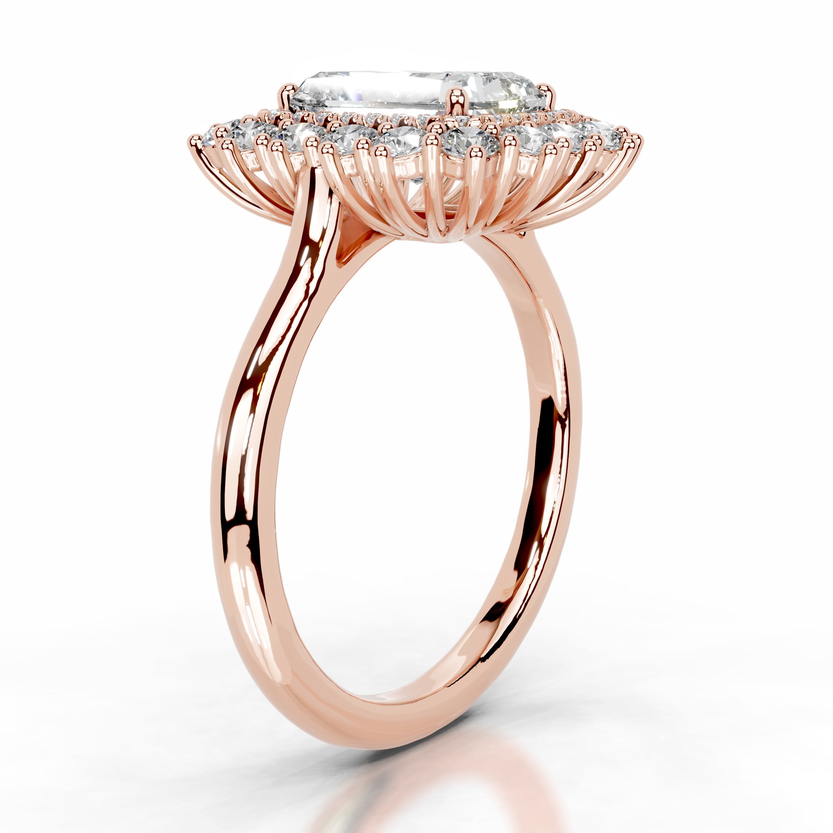 Adriana Diamond Engagement Ring - 14K Rose Gold