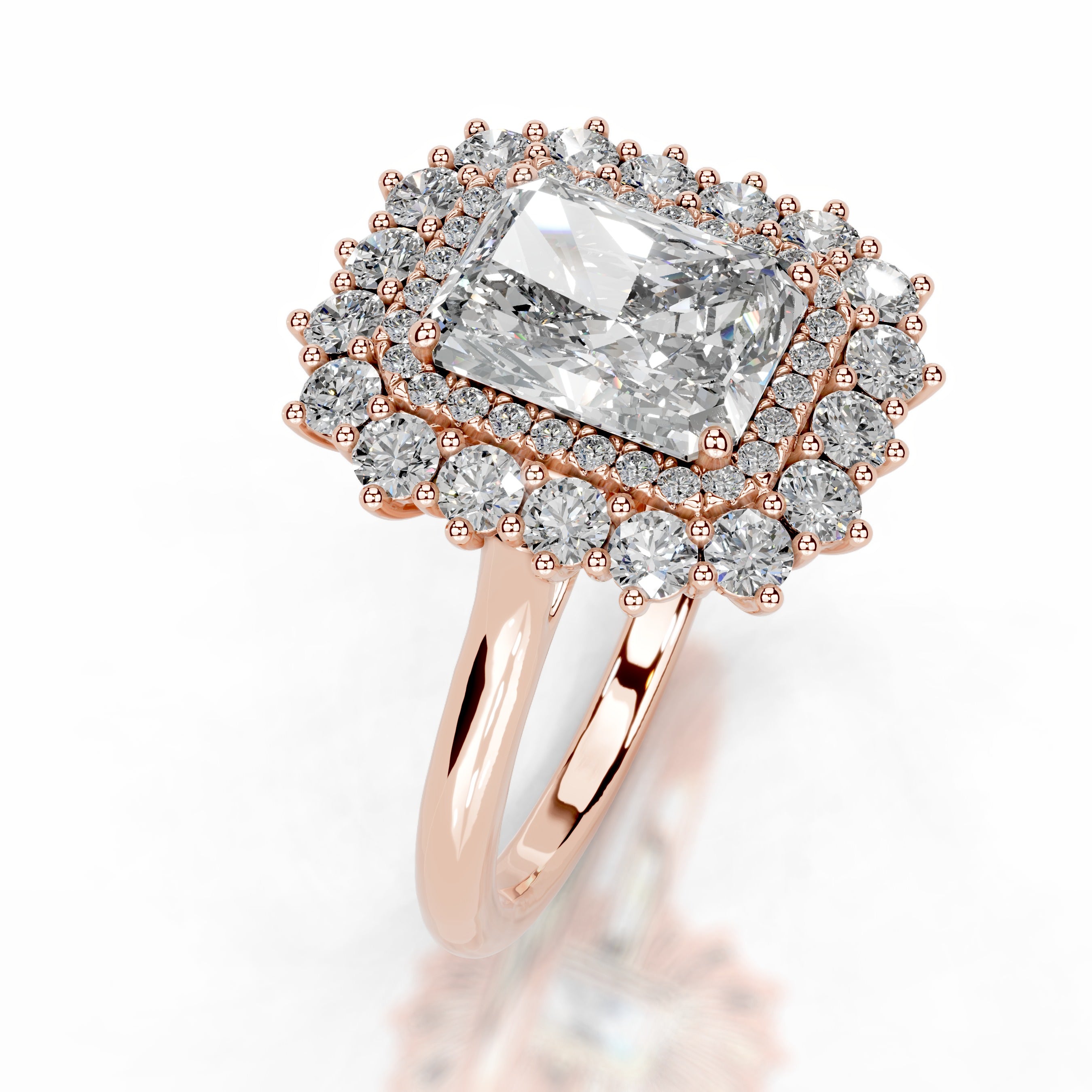 Adriana Diamond Engagement Ring - 14K Rose Gold