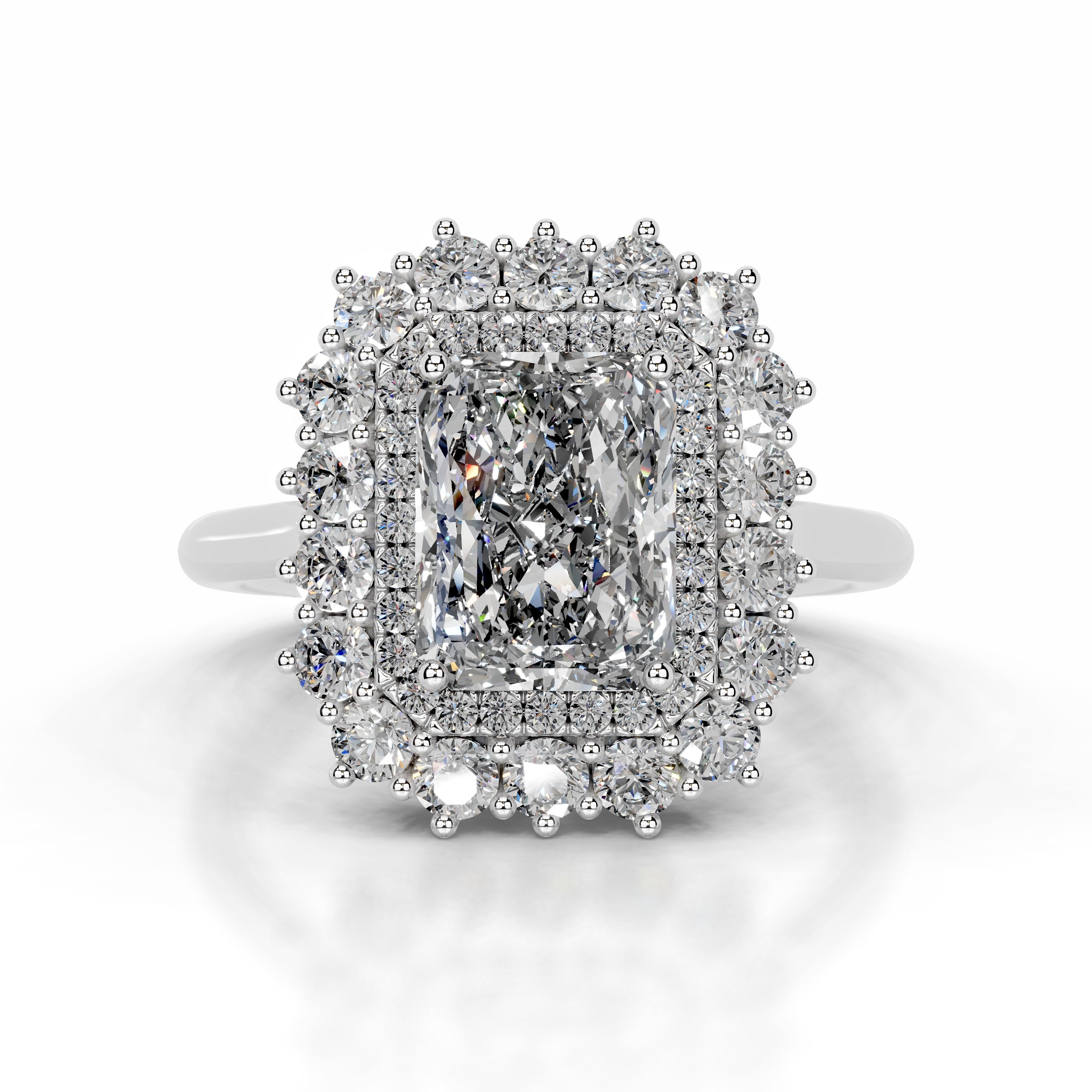 Adriana Diamond Engagement Ring - Platinum