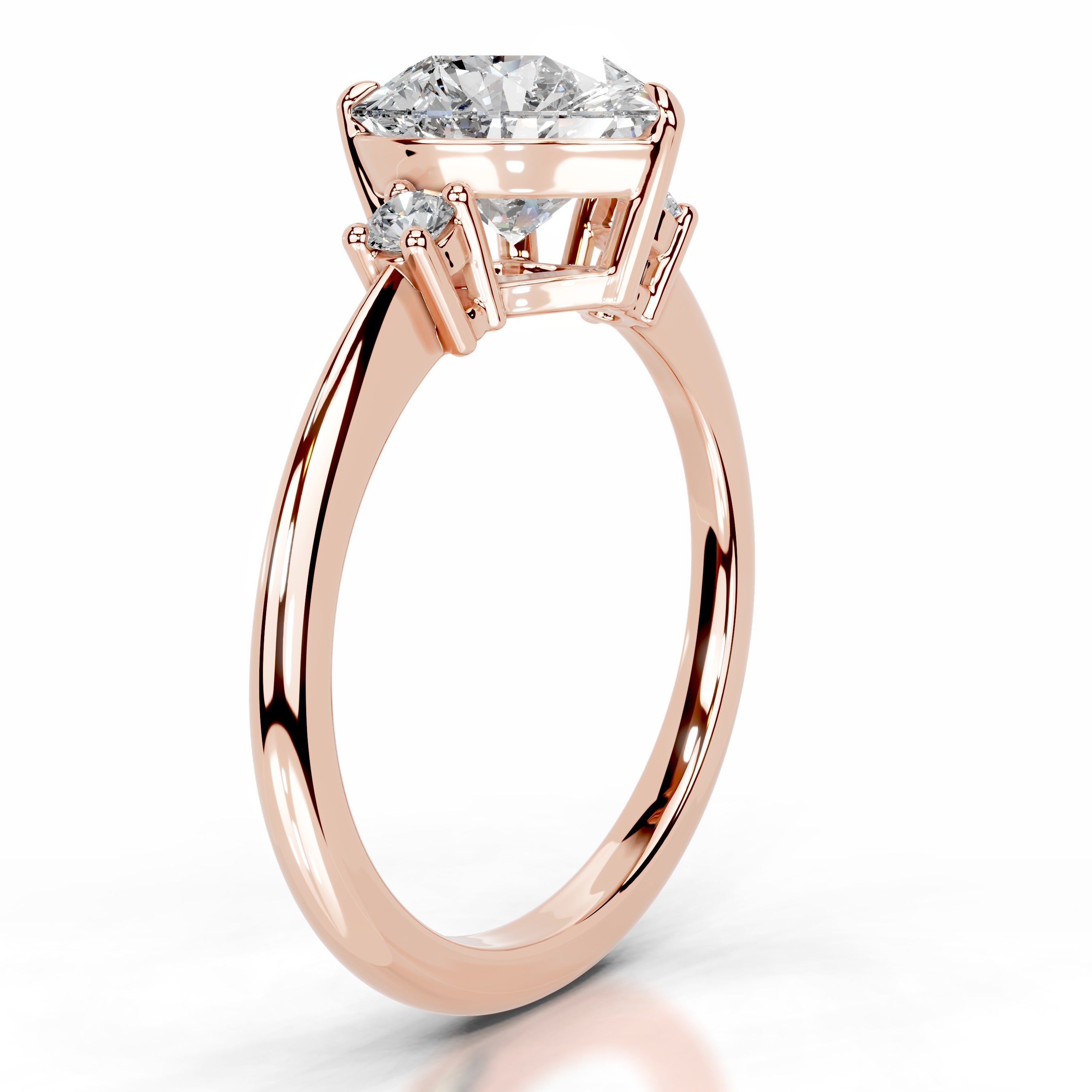 Dalila Diamond Engagement Ring - 14K Rose Gold