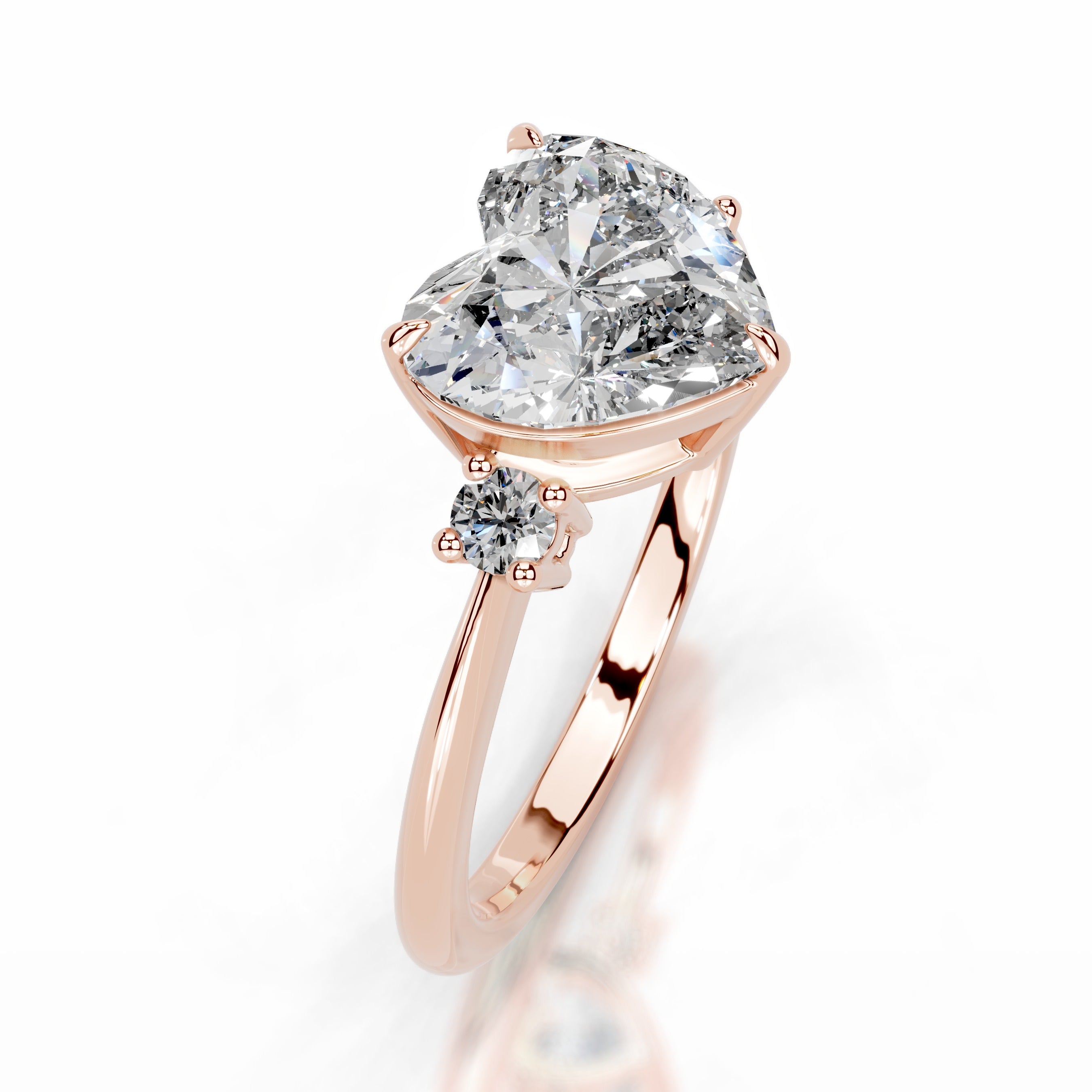 Dalila Diamond Engagement Ring - 14K Rose Gold