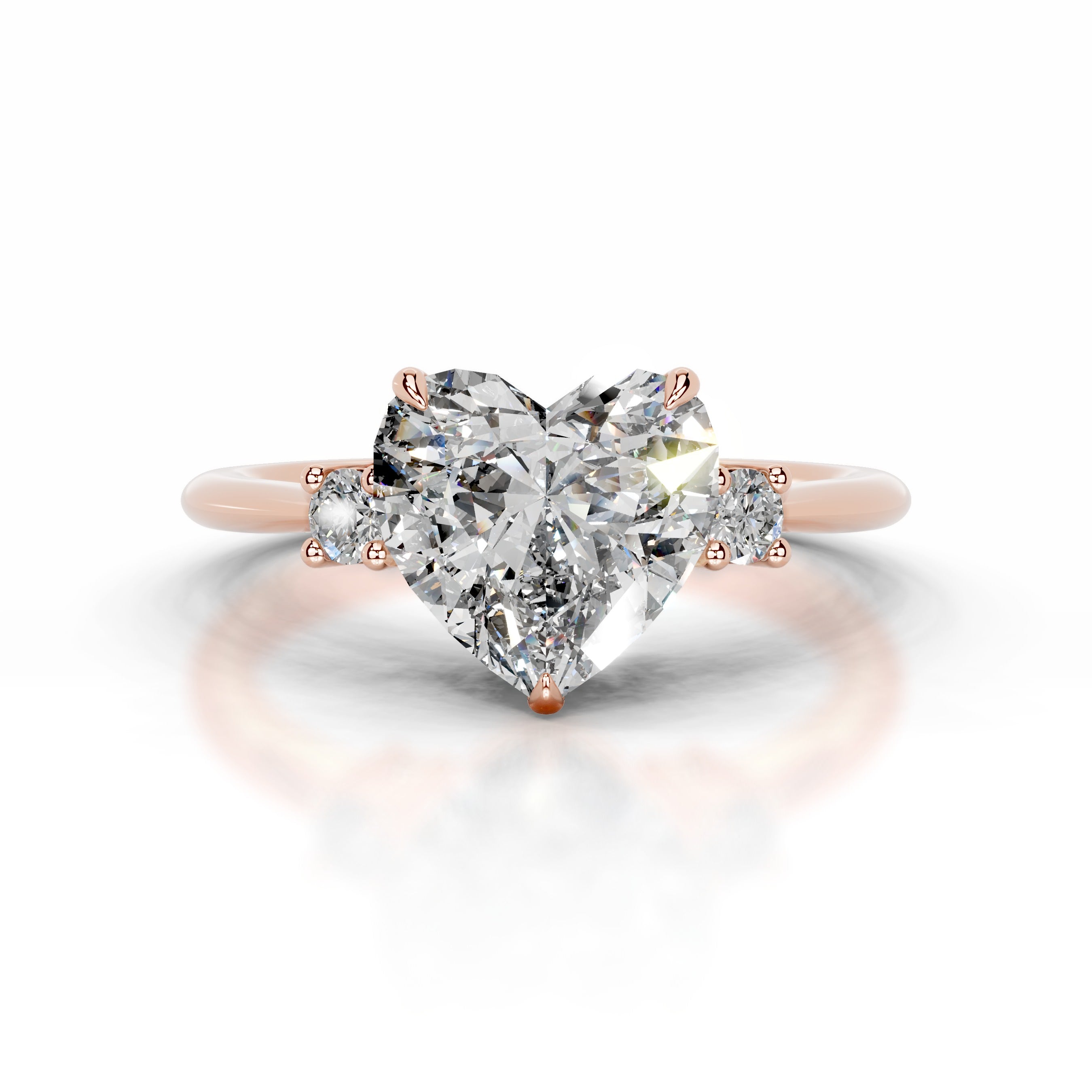 Dalila Diamond Engagement Ring - 14K Rose Gold