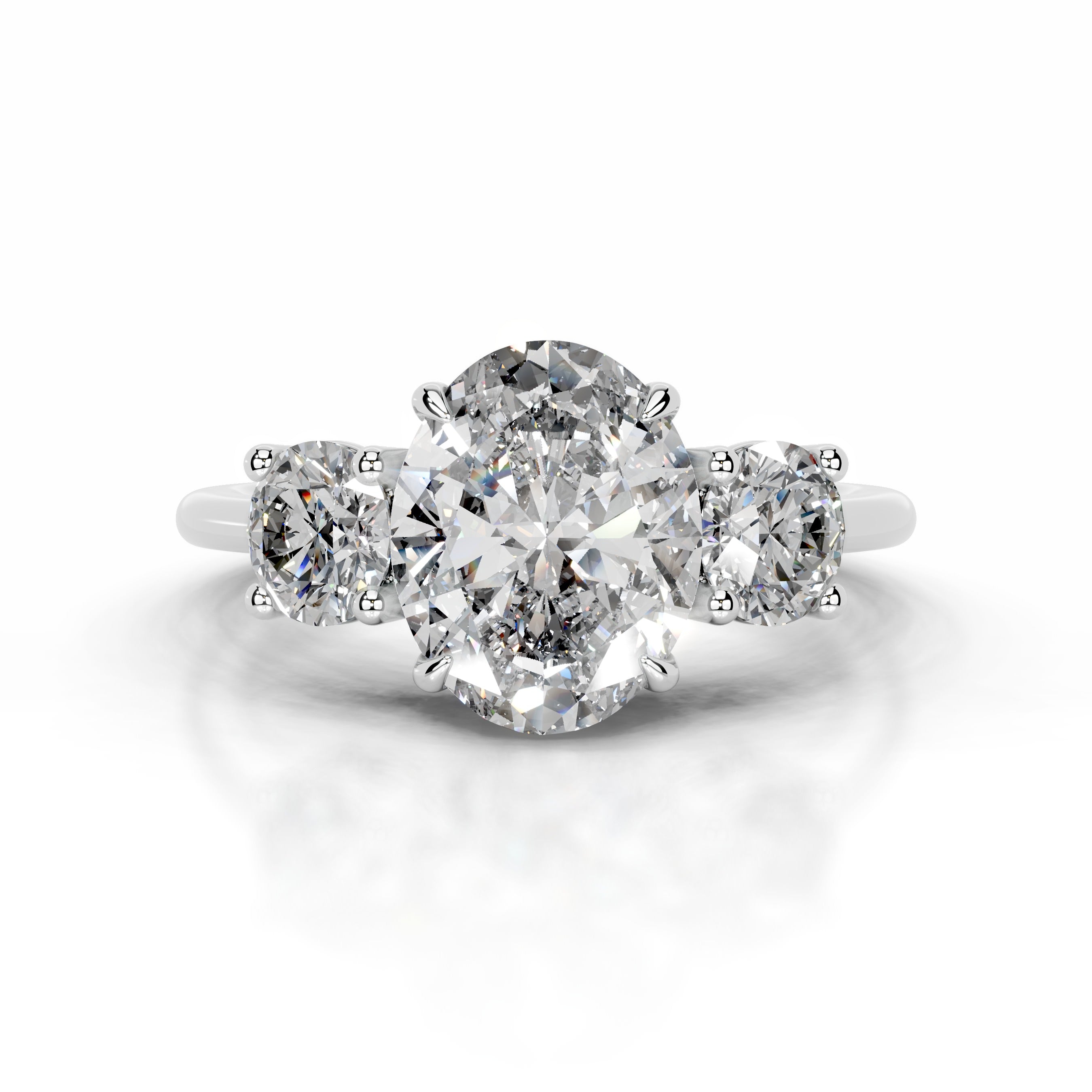 Emanuela Diamond Engagement Ring - Platinum