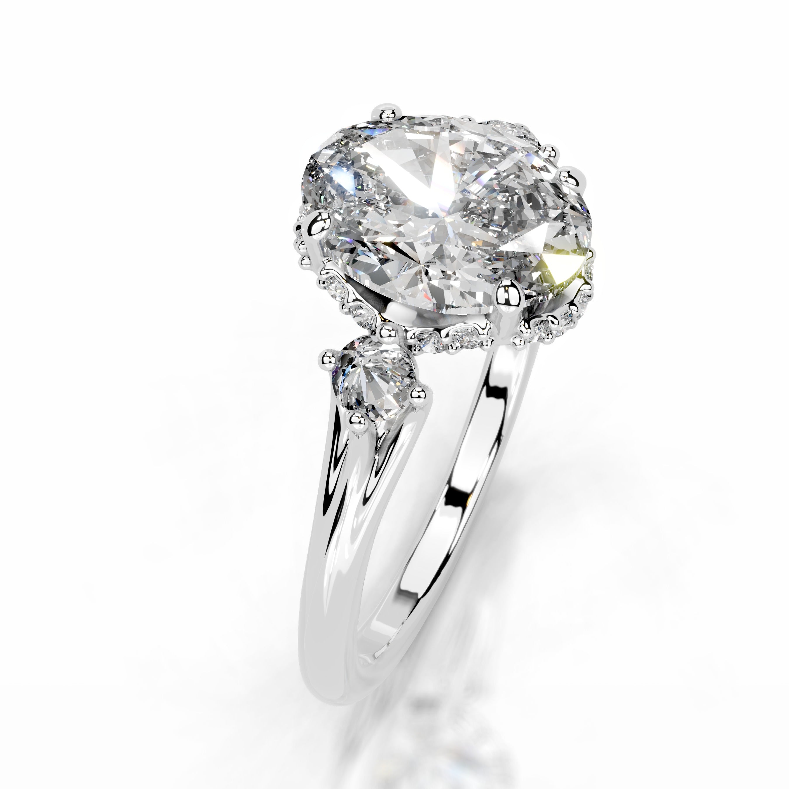 Antonia Diamond Engagement Ring - Platinum