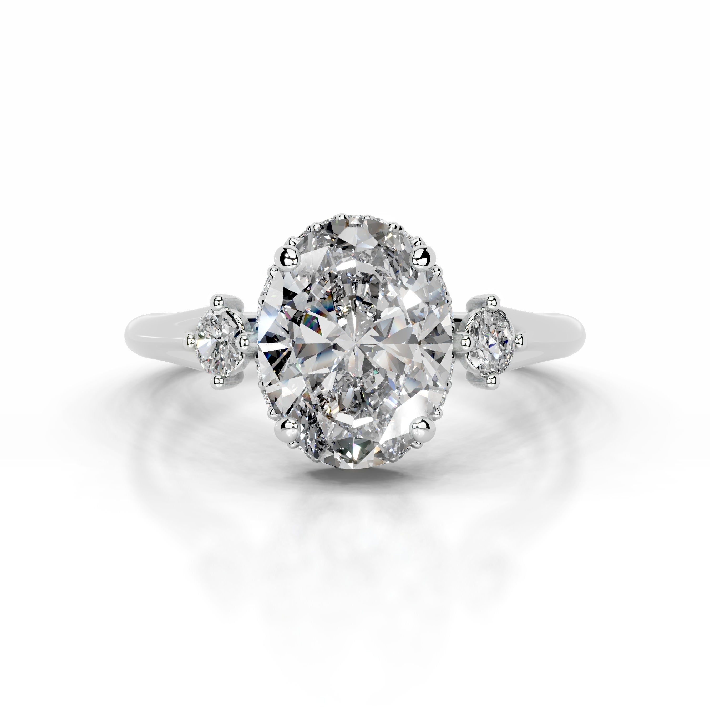 Antonia Diamond Engagement Ring - Platinum