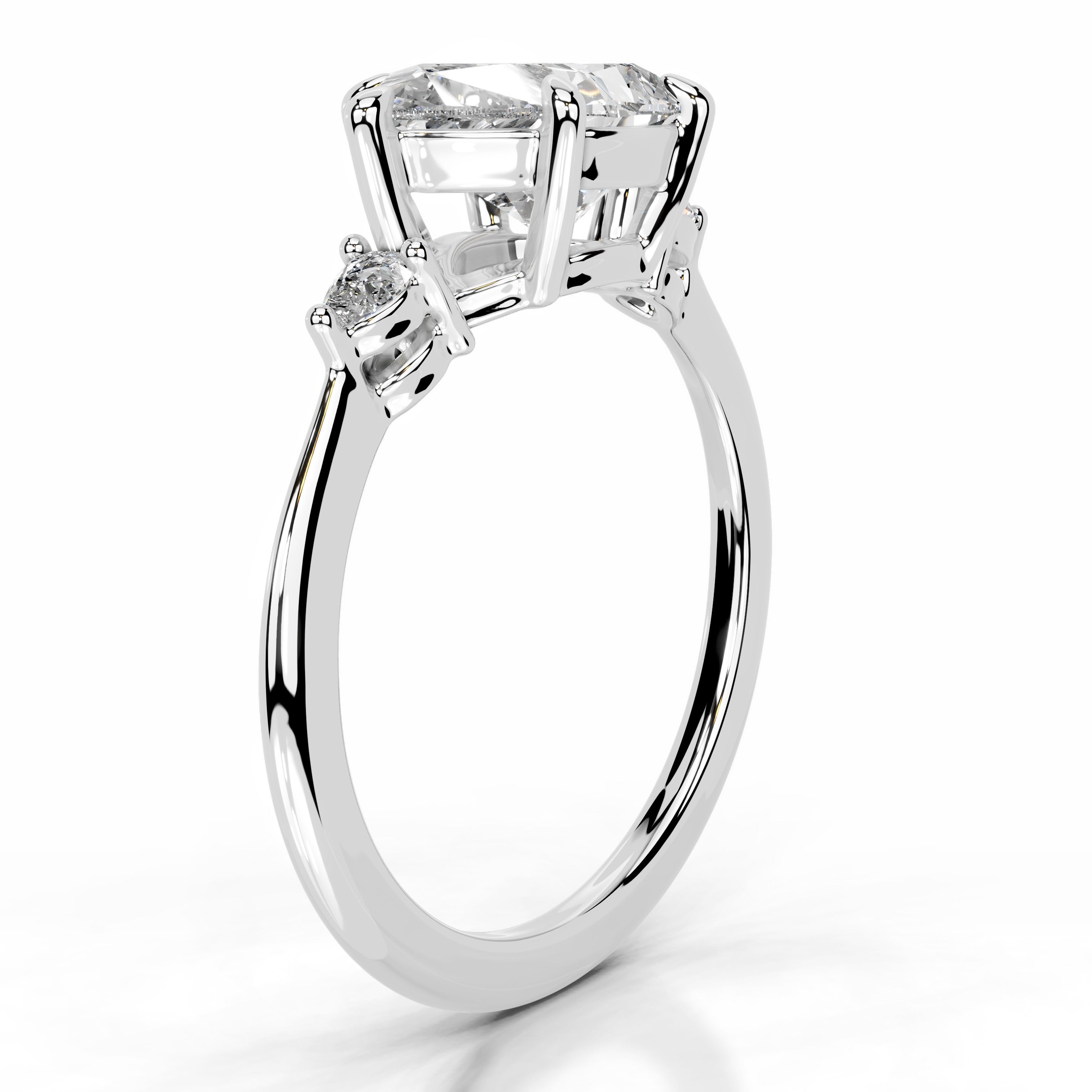 Maura Diamond Engagement Ring - 14 White Gold