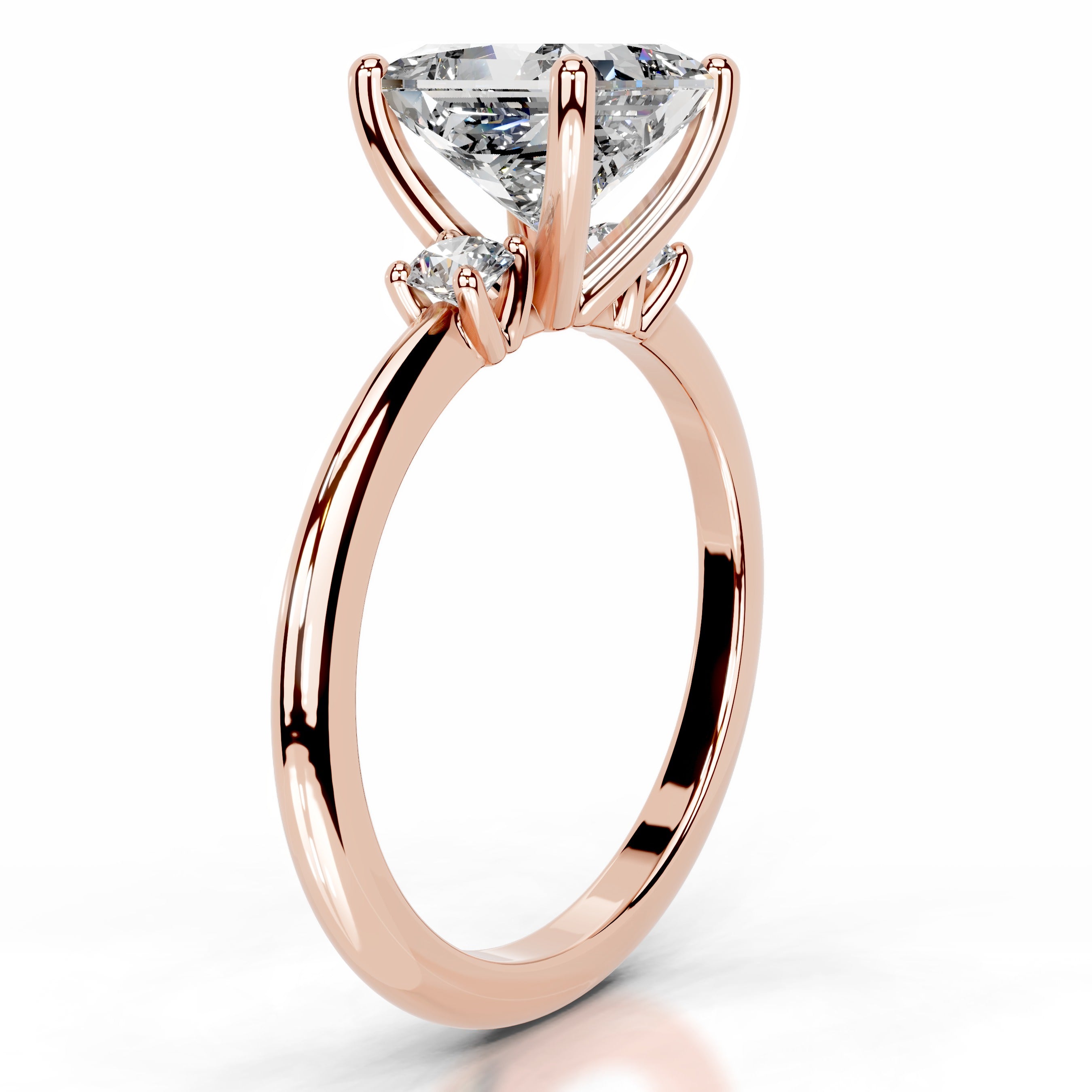 Blanca Diamond Engagement Ring - 14K Rose Gold