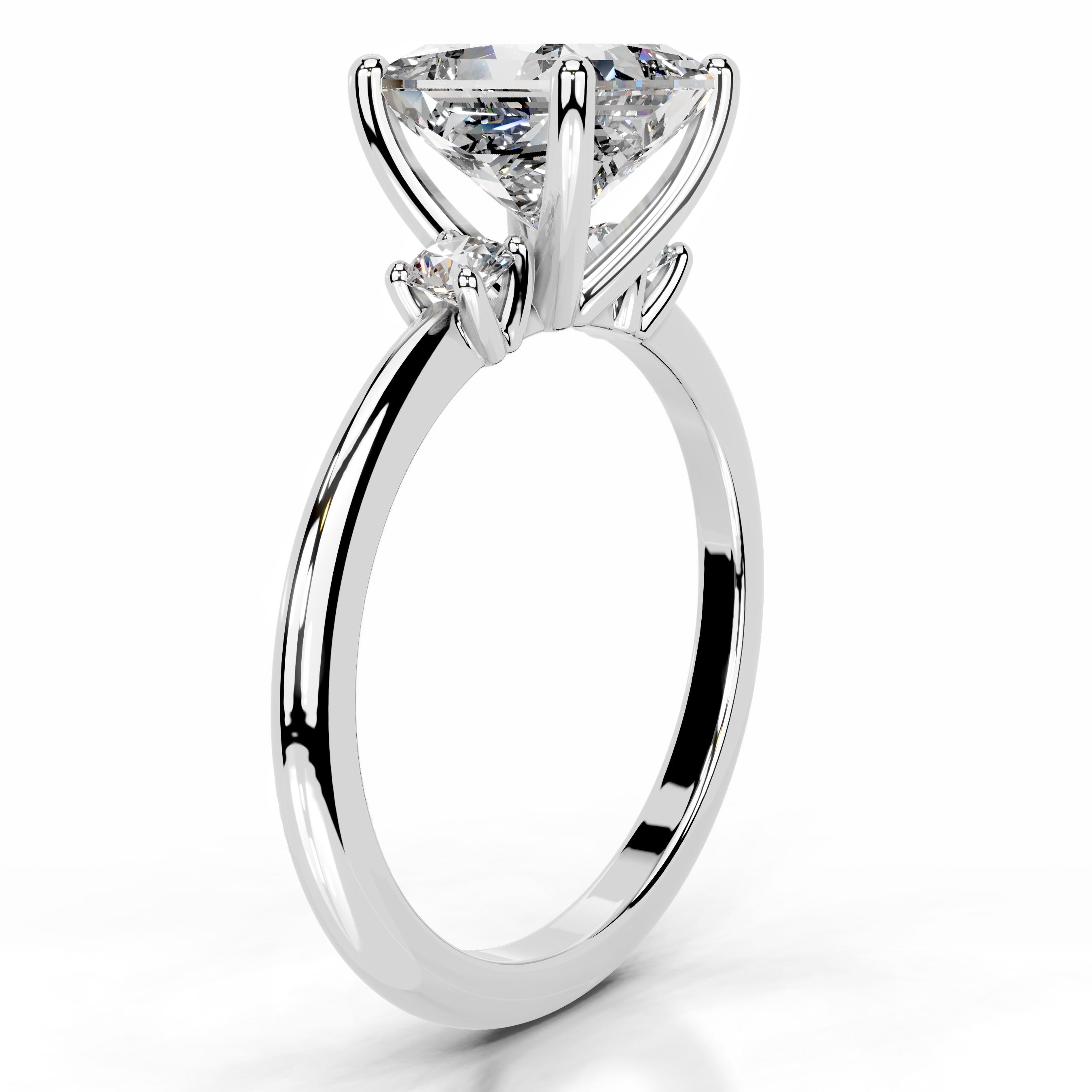 Blanca Diamond Engagement Ring - 18K White Gold