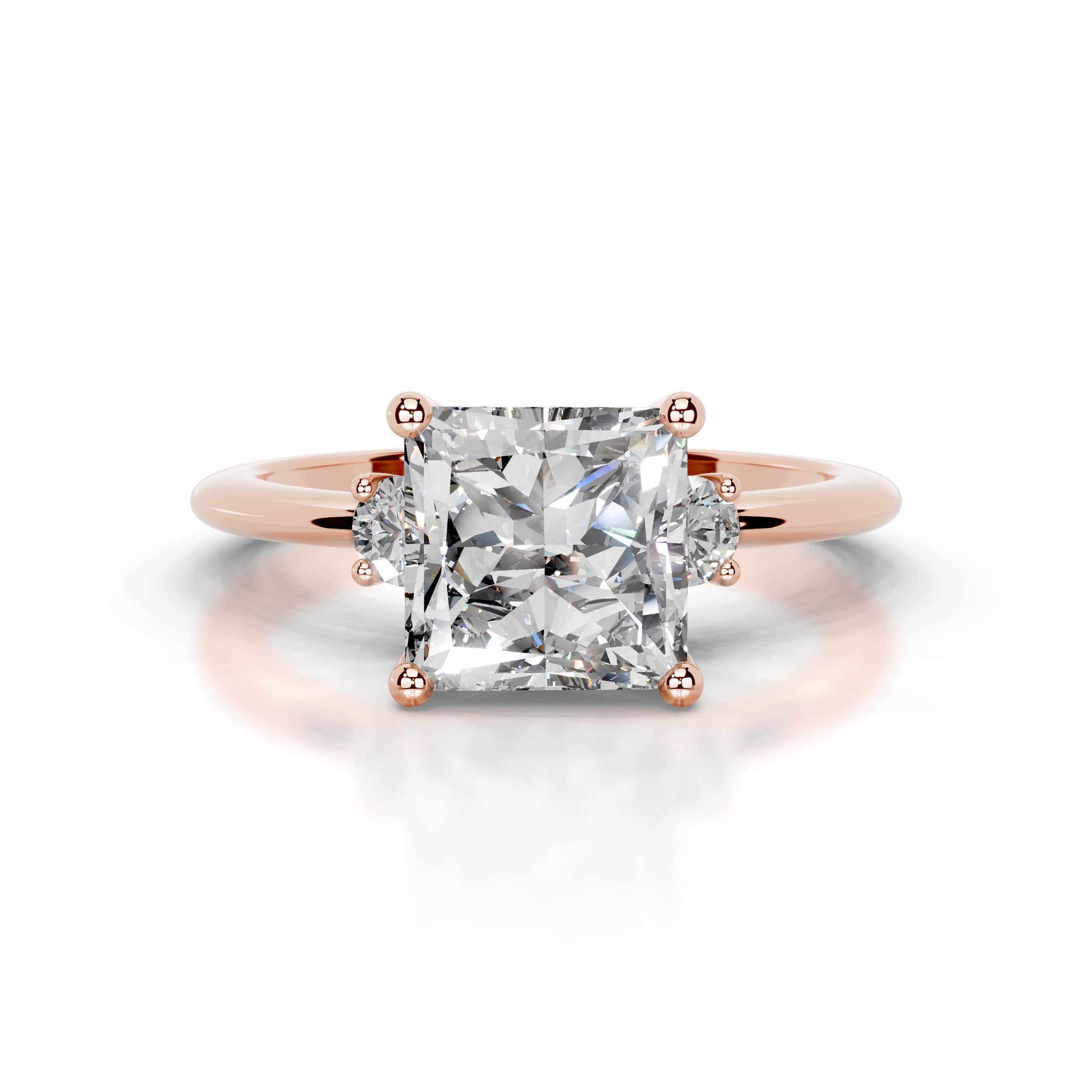 Blanca Diamond Engagement Ring - 14K Rose Gold