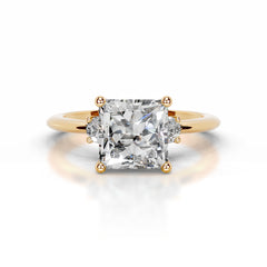 Blanca Diamond Engagement Ring - 18K Yellow Gold