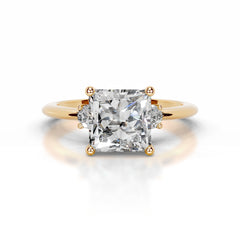 Blanca Diamond Engagement Ring - 18K Yellow Gold - Main Stone 2.07 Carat