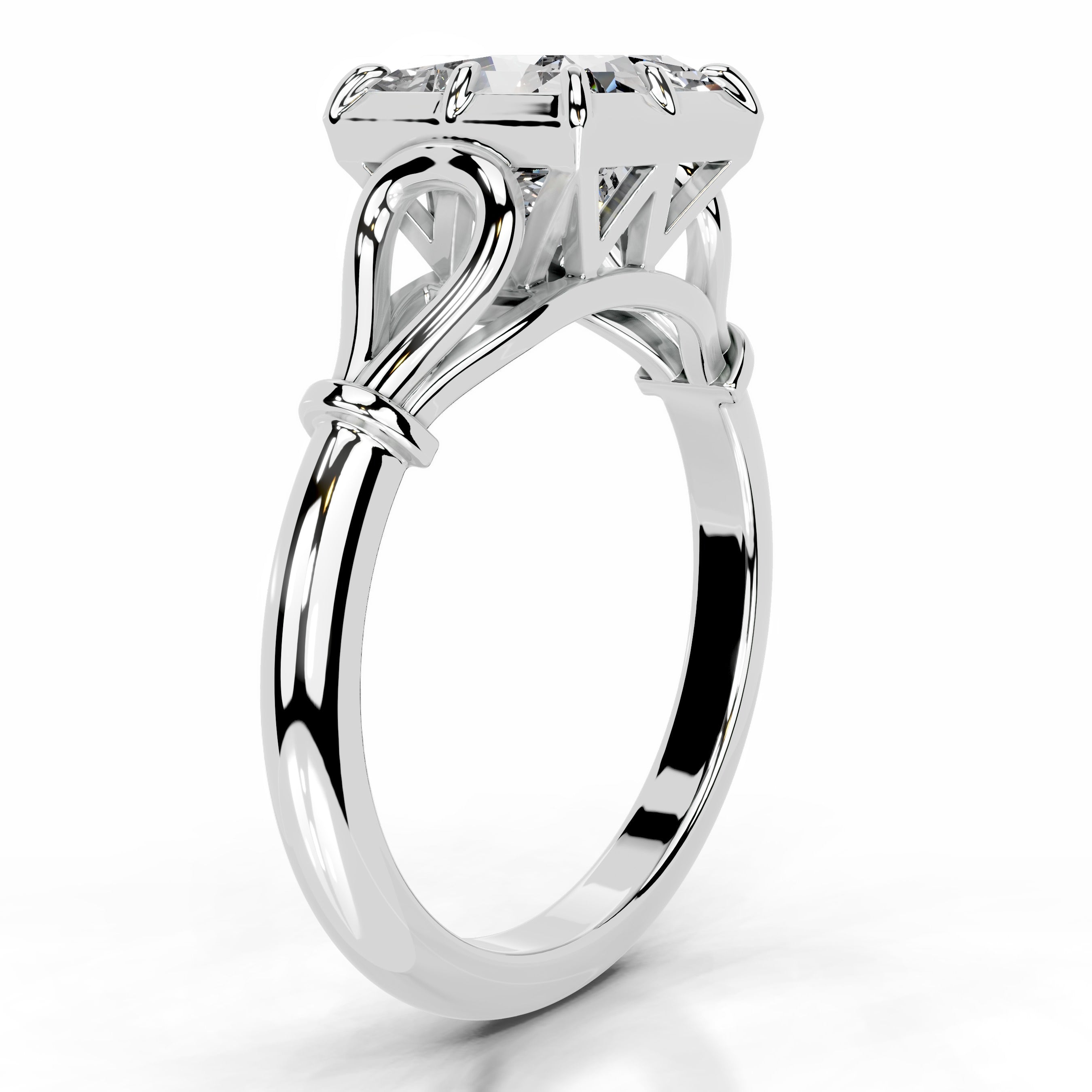 Estrella Diamond Engagement Ring - Platinum