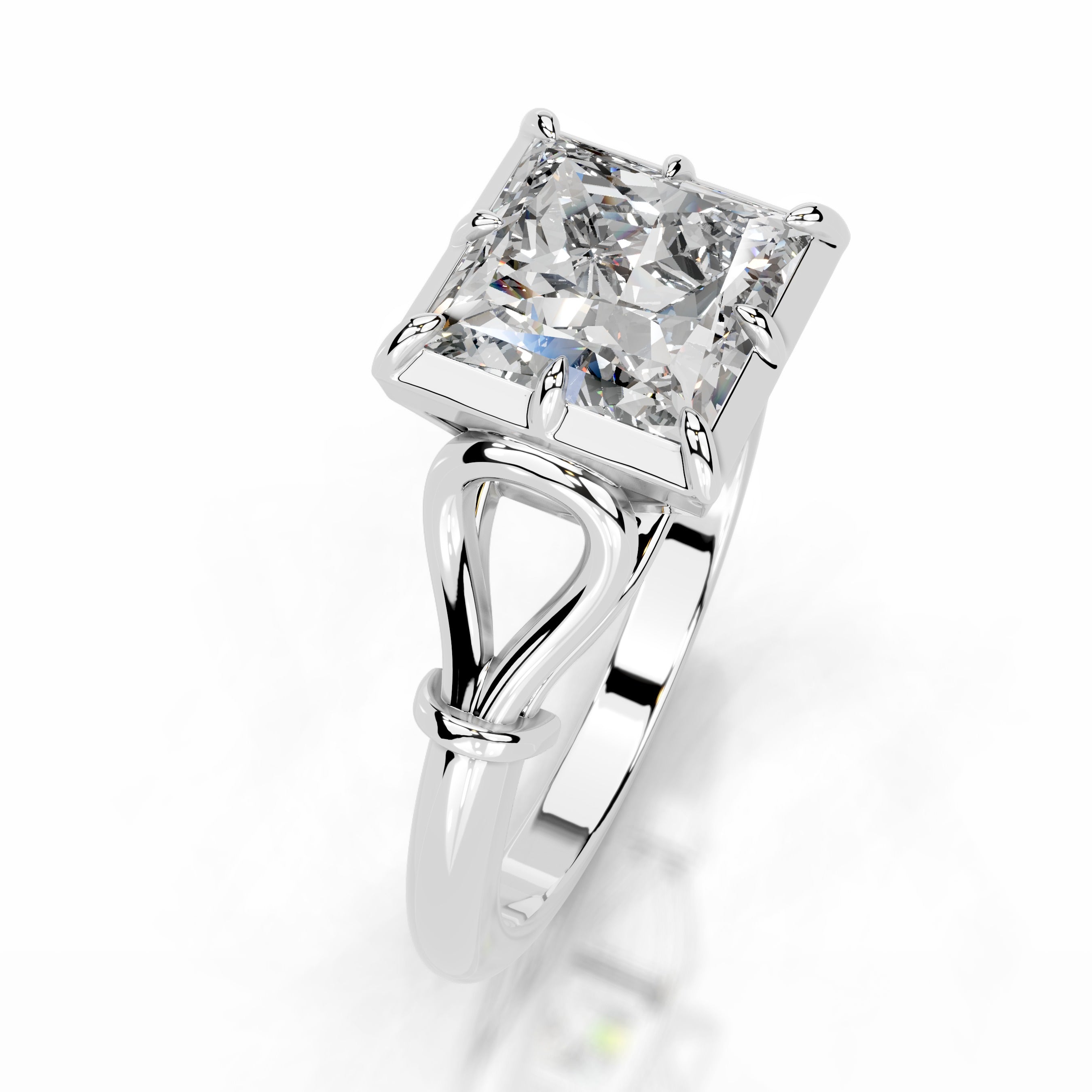 Estrella Diamond Engagement Ring - 14 White Gold