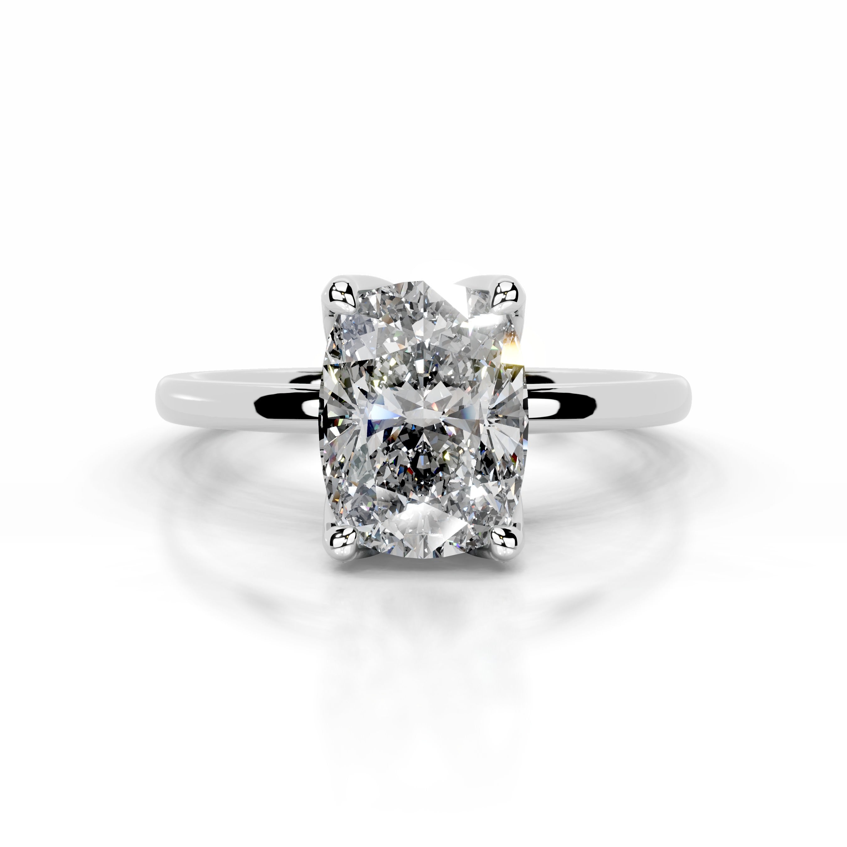 Phoenix Diamond Engagement Ring - 14K White Gold