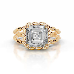 Yul Diamond Engagement Ring - 18K Yellow Gold