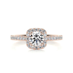 Claudia Diamond Engagement Ring - 14K Rose Gold