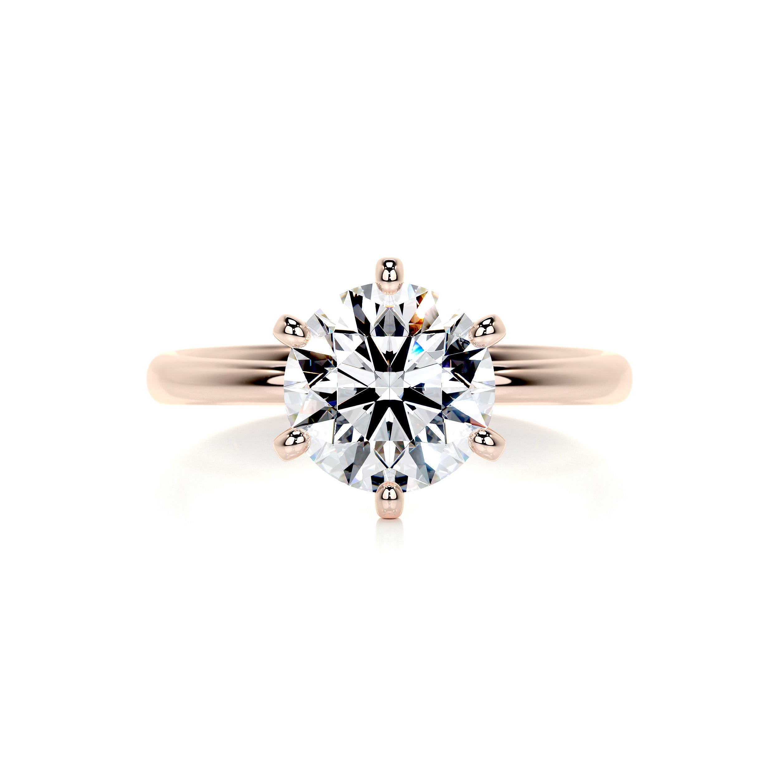 Samantha Diamond Engagement Ring - 14K Rose Gold