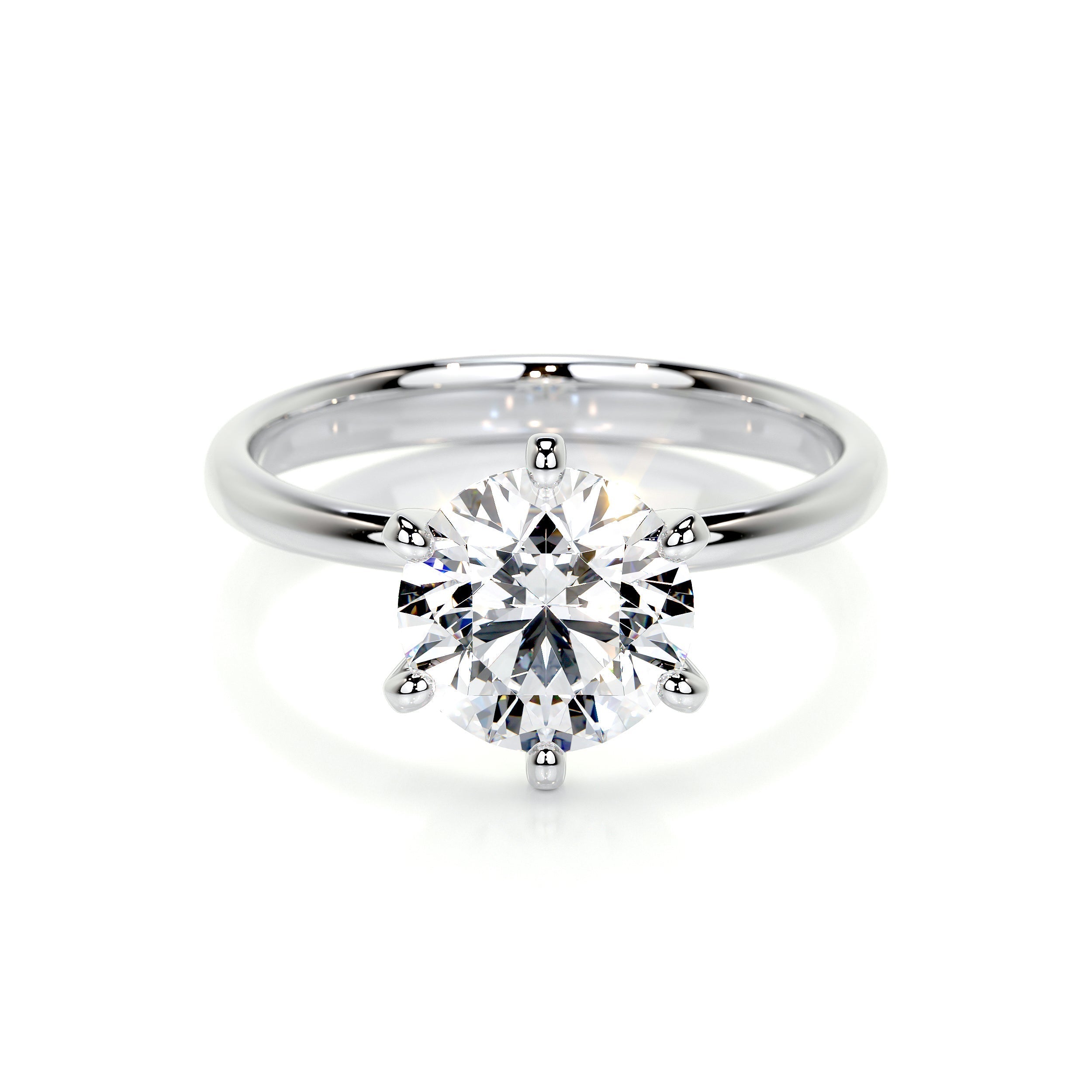 Samantha Lab Grown Diamond Ring -14K White Gold (RTS)