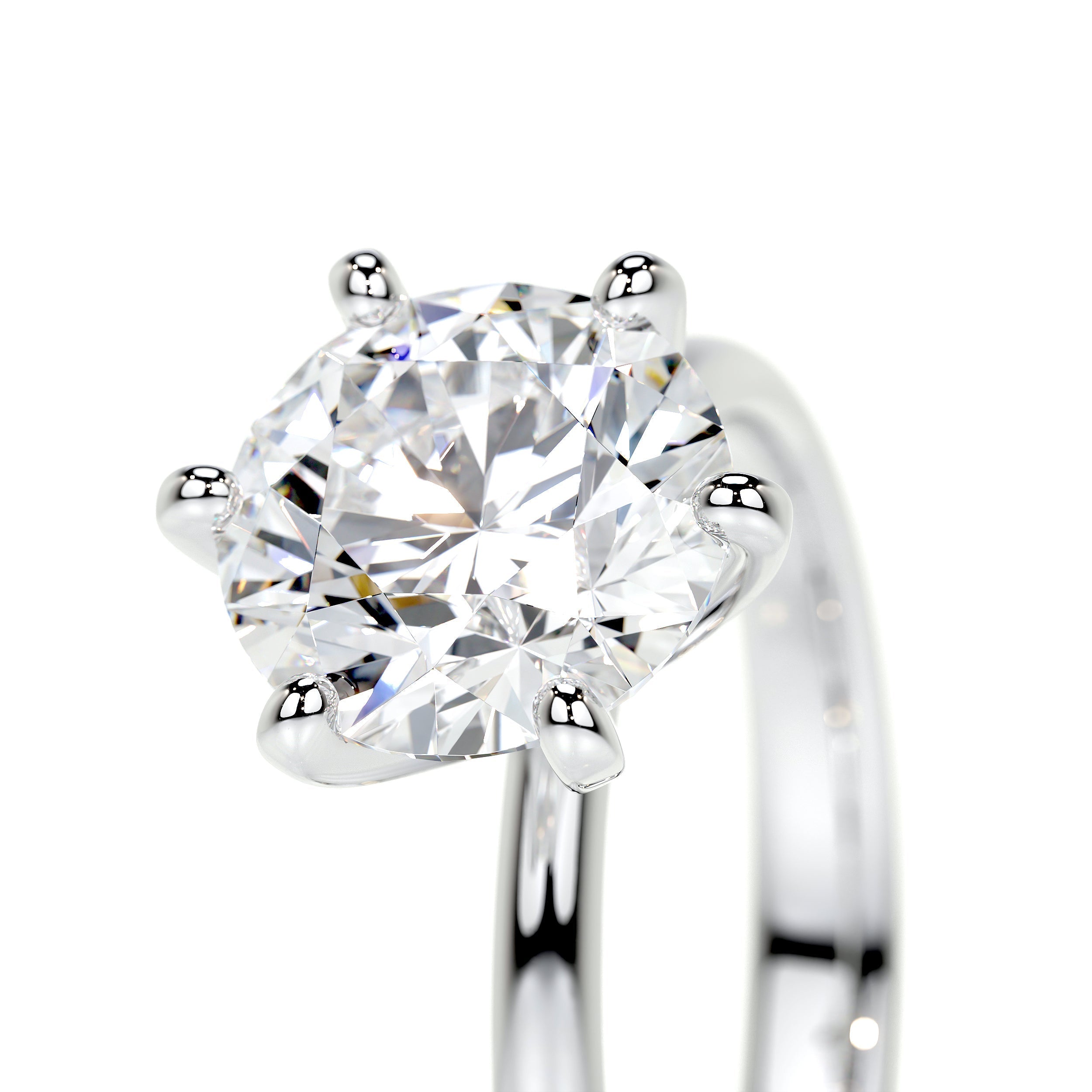 Samantha Lab Grown Diamond Ring -14K White Gold (RTS)