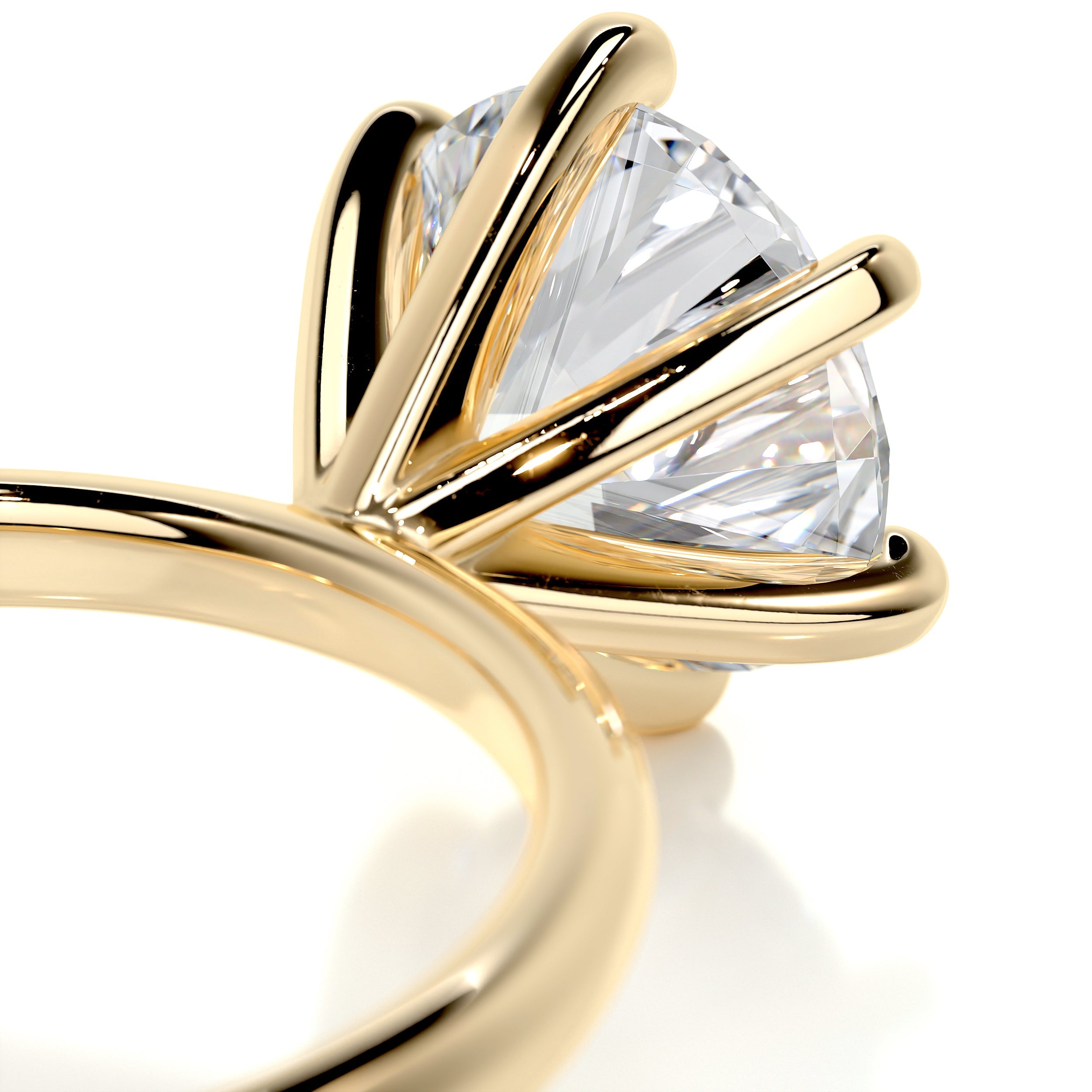 Samantha Diamond Engagement Ring - 18K Yellow Gold