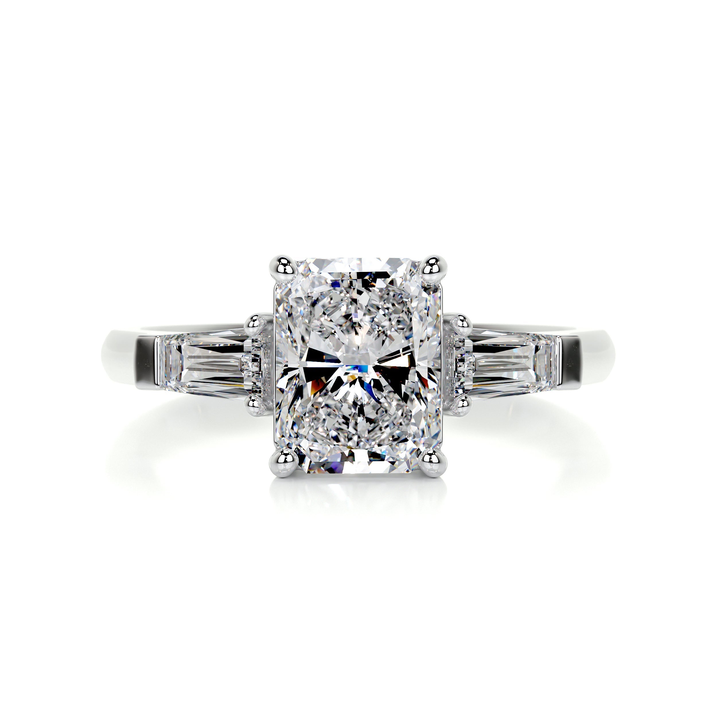 Skylar Diamond Engagement Ring -14K White Gold (RTS)