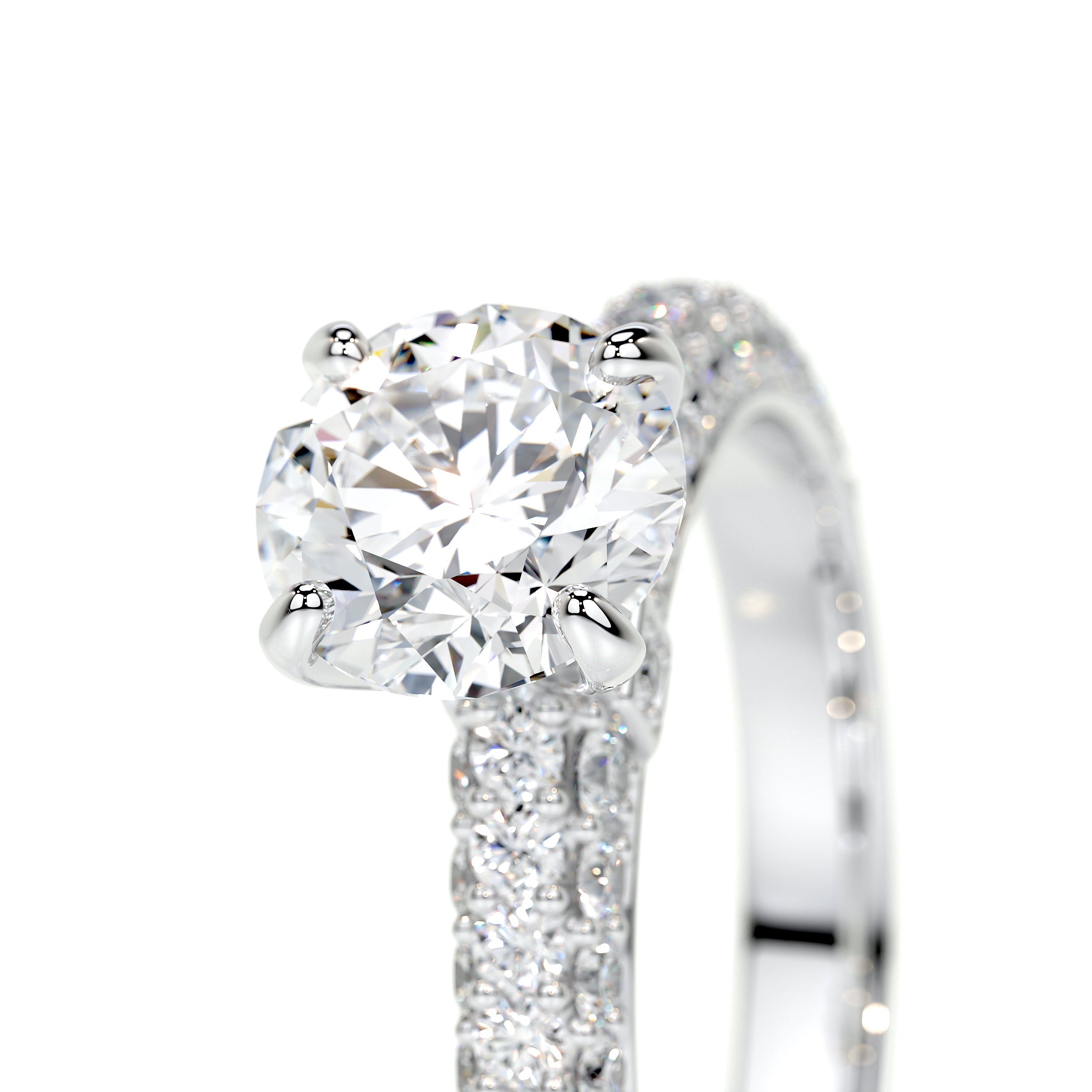 Lillian Lab Grown Diamond Ring   (1.5 Carat) -14K White Gold