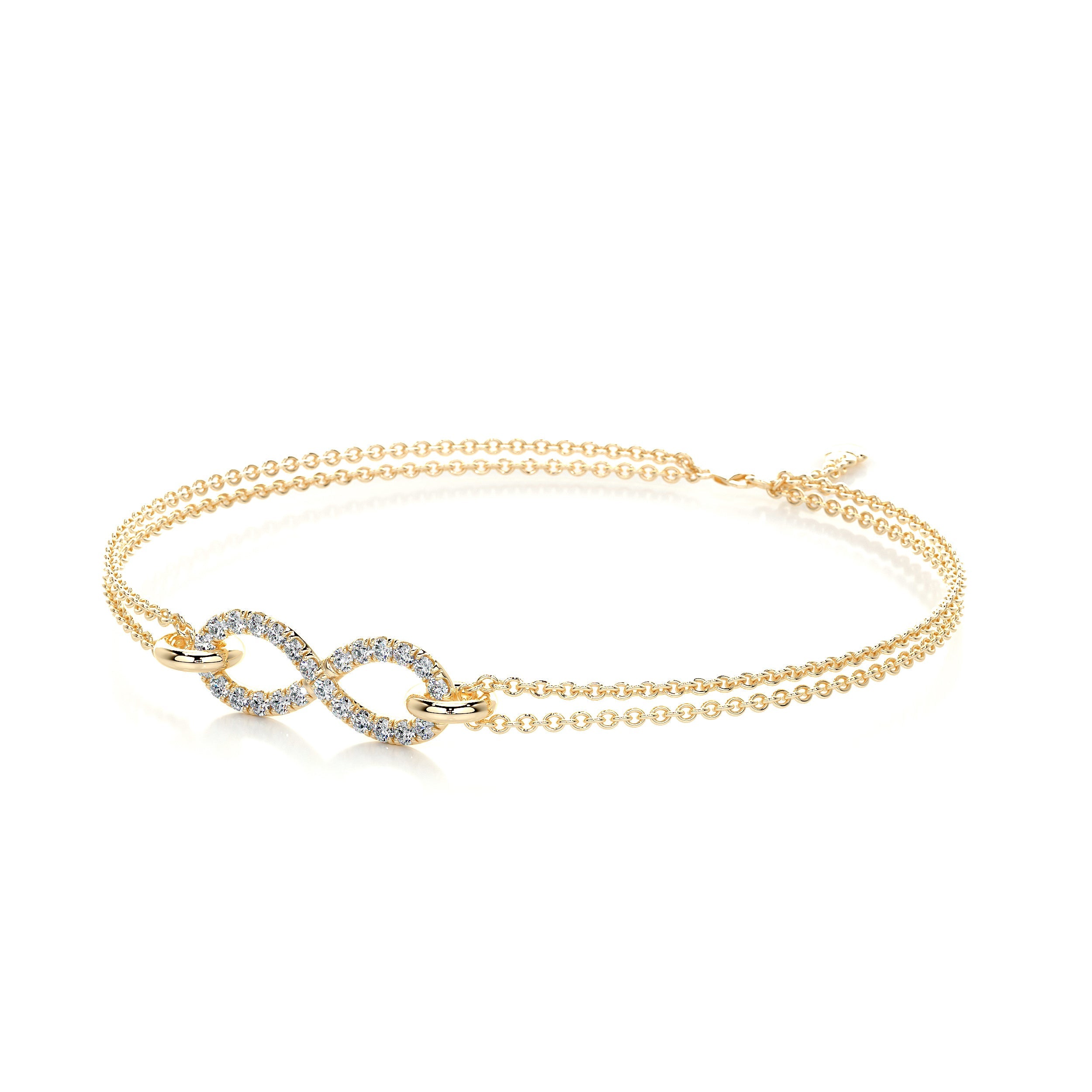 Debbie Diamonds Bracelet   (0.25 Carat) -18K Yellow Gold (RTS)