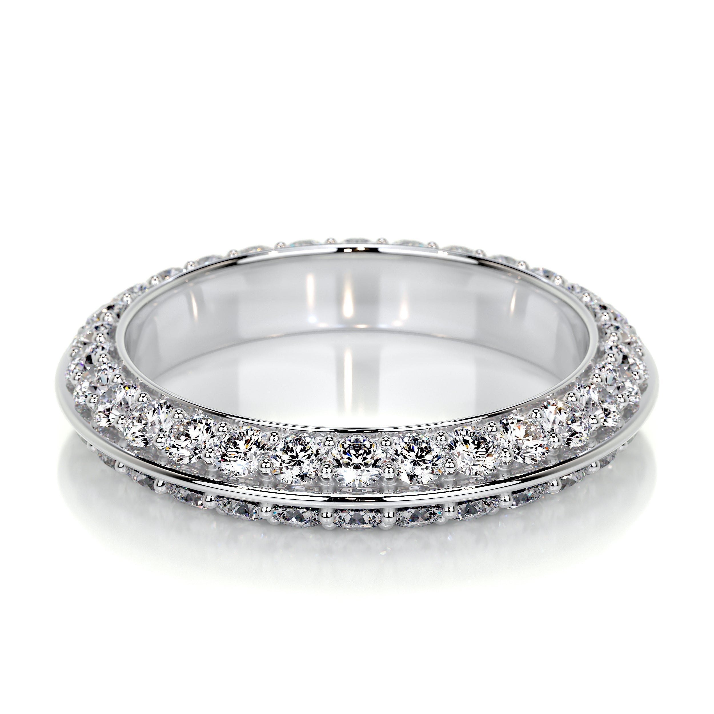 Eliana Lab Grown Diamonds Wedding Ring (0.50 Carat) -14K White Gold (RTS)