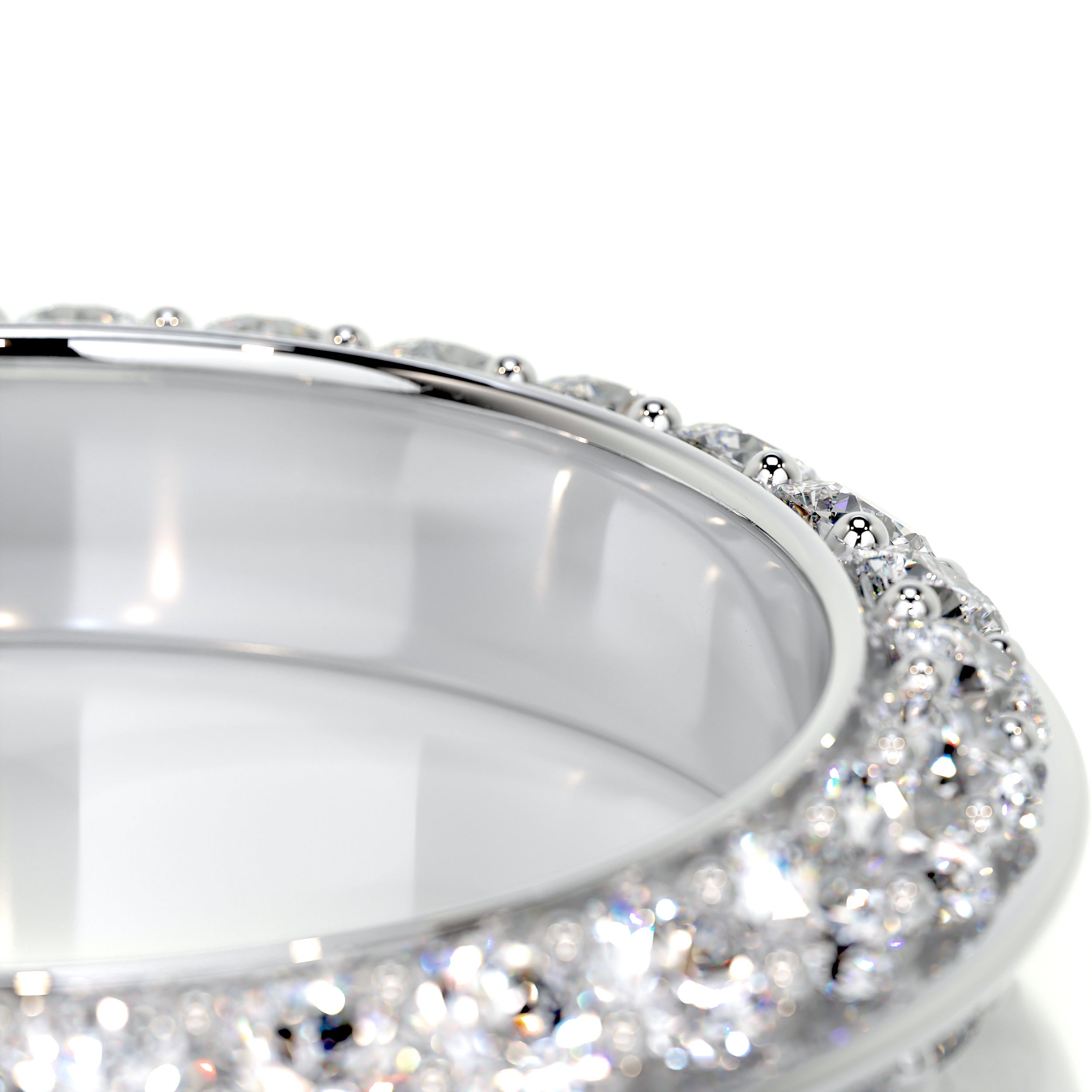 Eliana Wedding Ring (0.50 Carat) -14K White Gold (RTS)