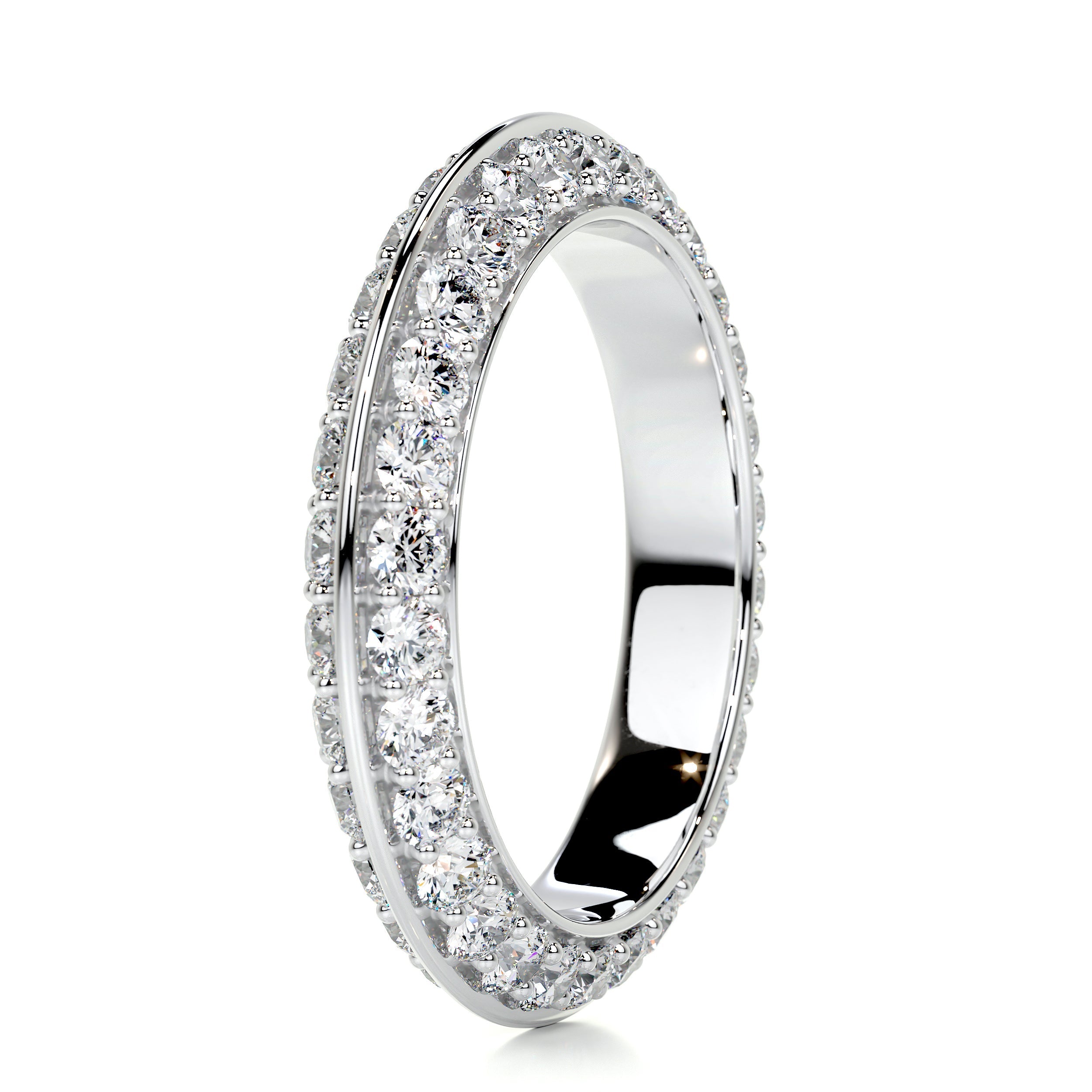 Eliana Wedding Ring (0.50 Carat) -14K White Gold (RTS)