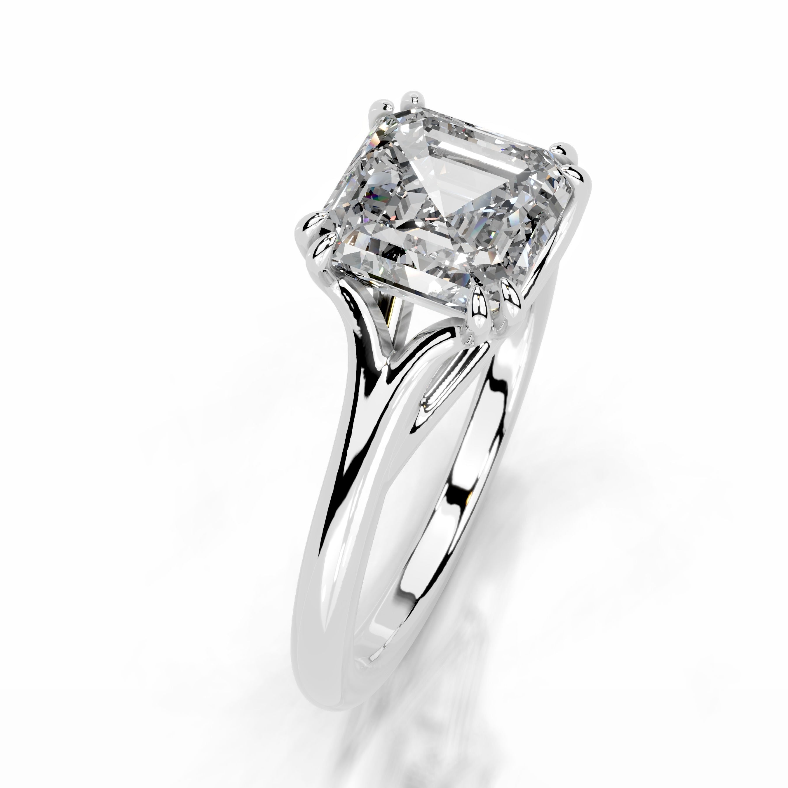 Ellie Lab Grown Diamond Ring - 14K White Gold