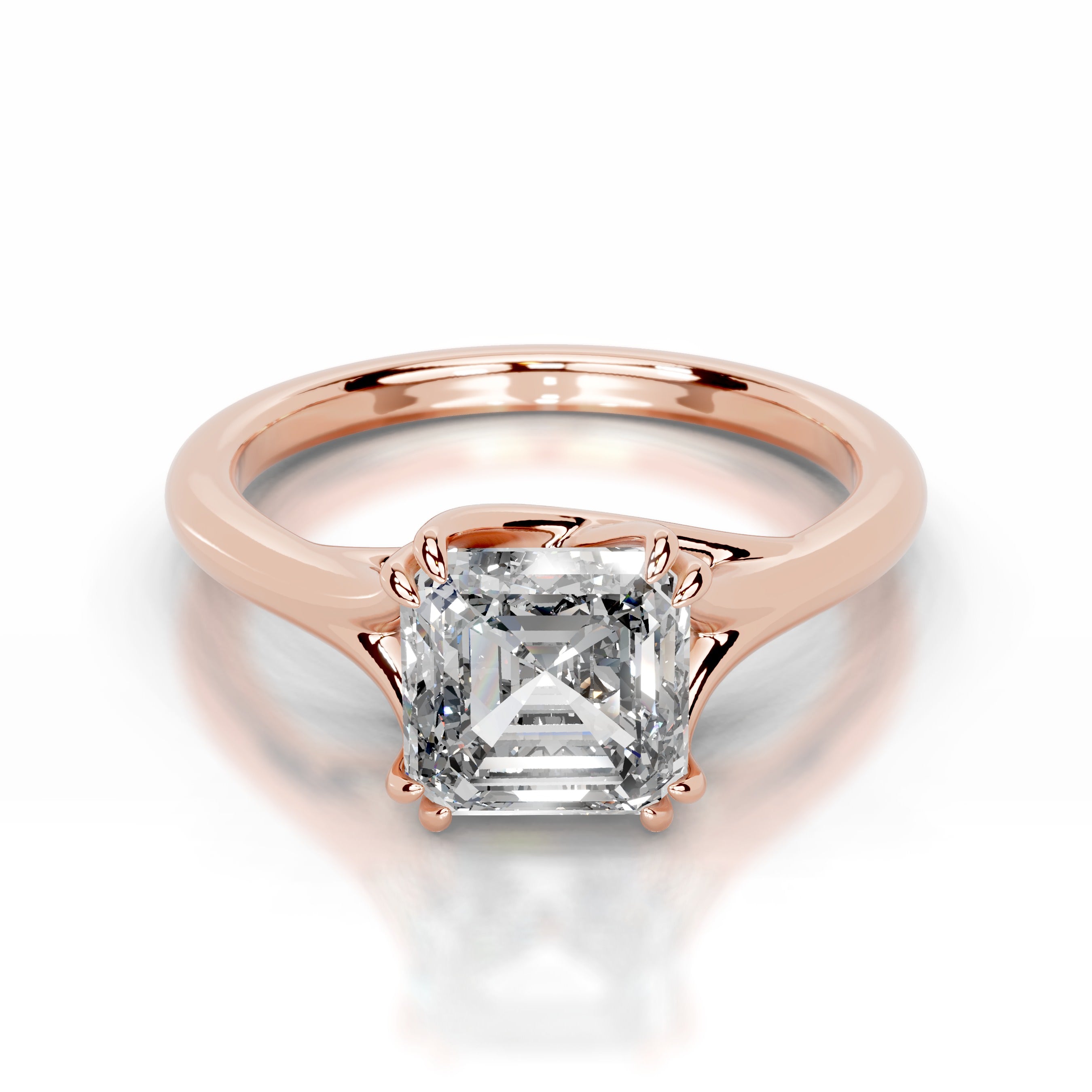 Ellie Lab Grown Diamond Ring - 14K Rose Gold