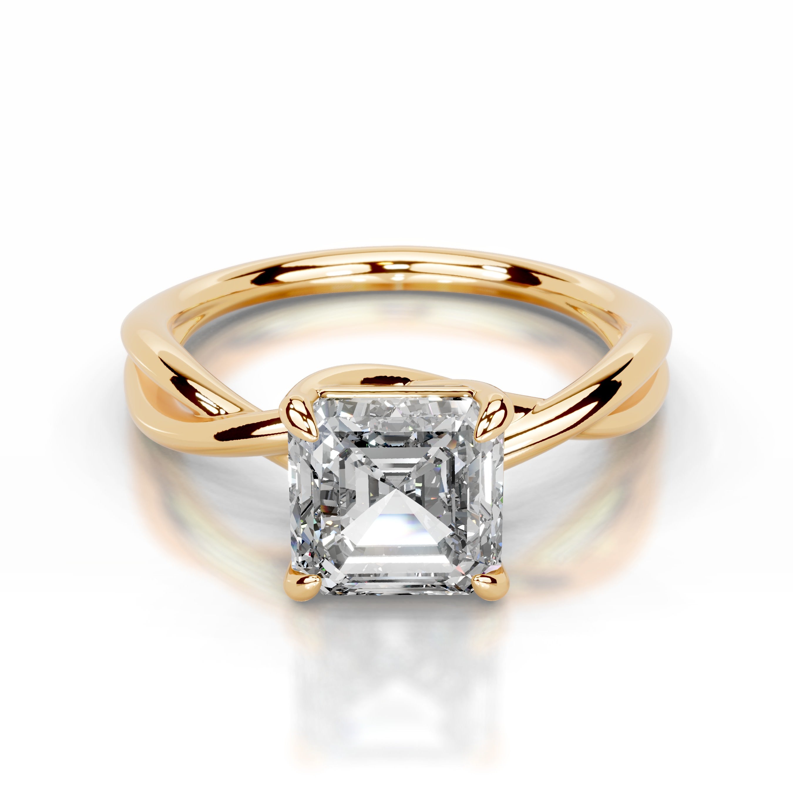 Billie Lab Grown Diamond Ring - 18K Yellow Gold