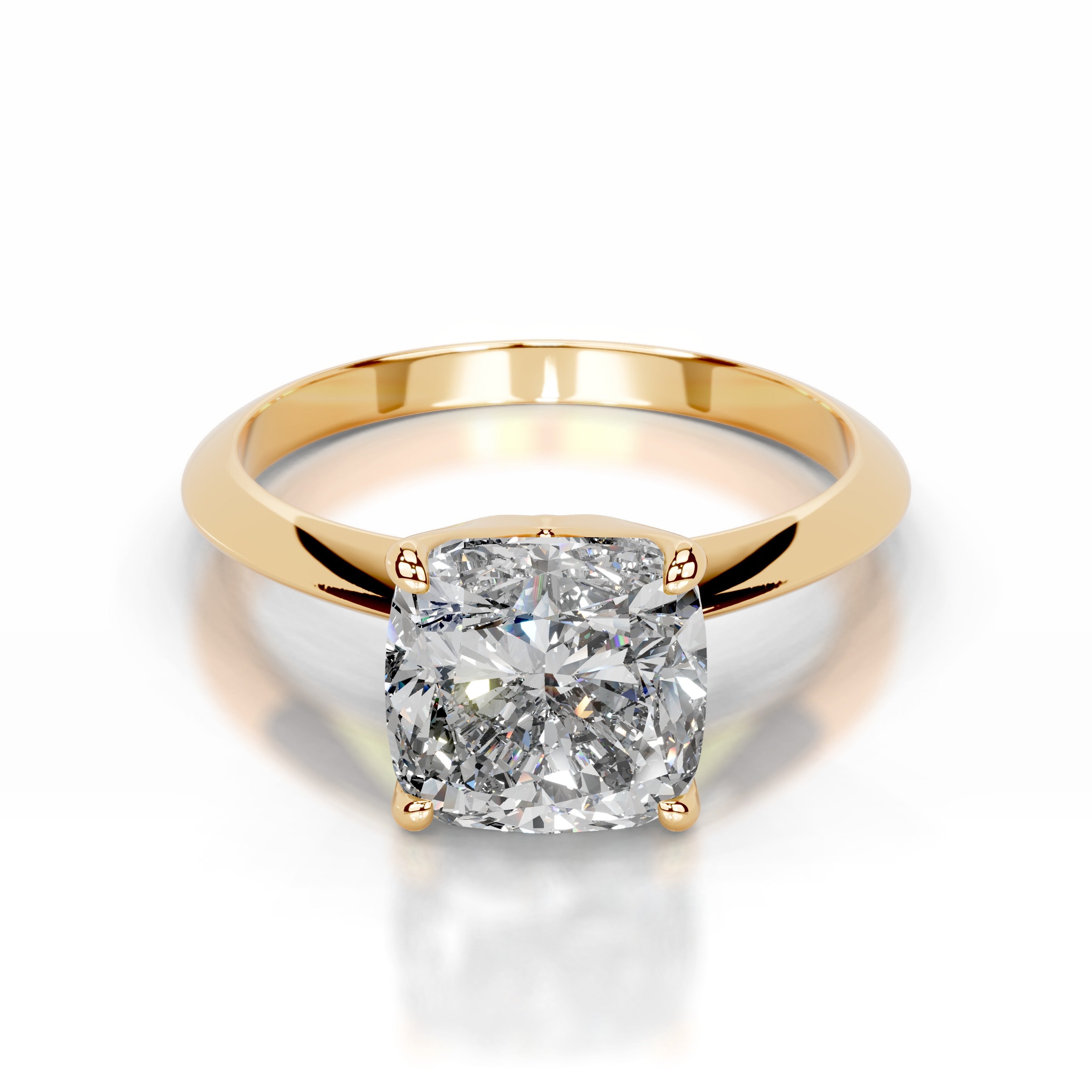 Evie Lab Grown Diamond Ring - 18K Yellow Gold