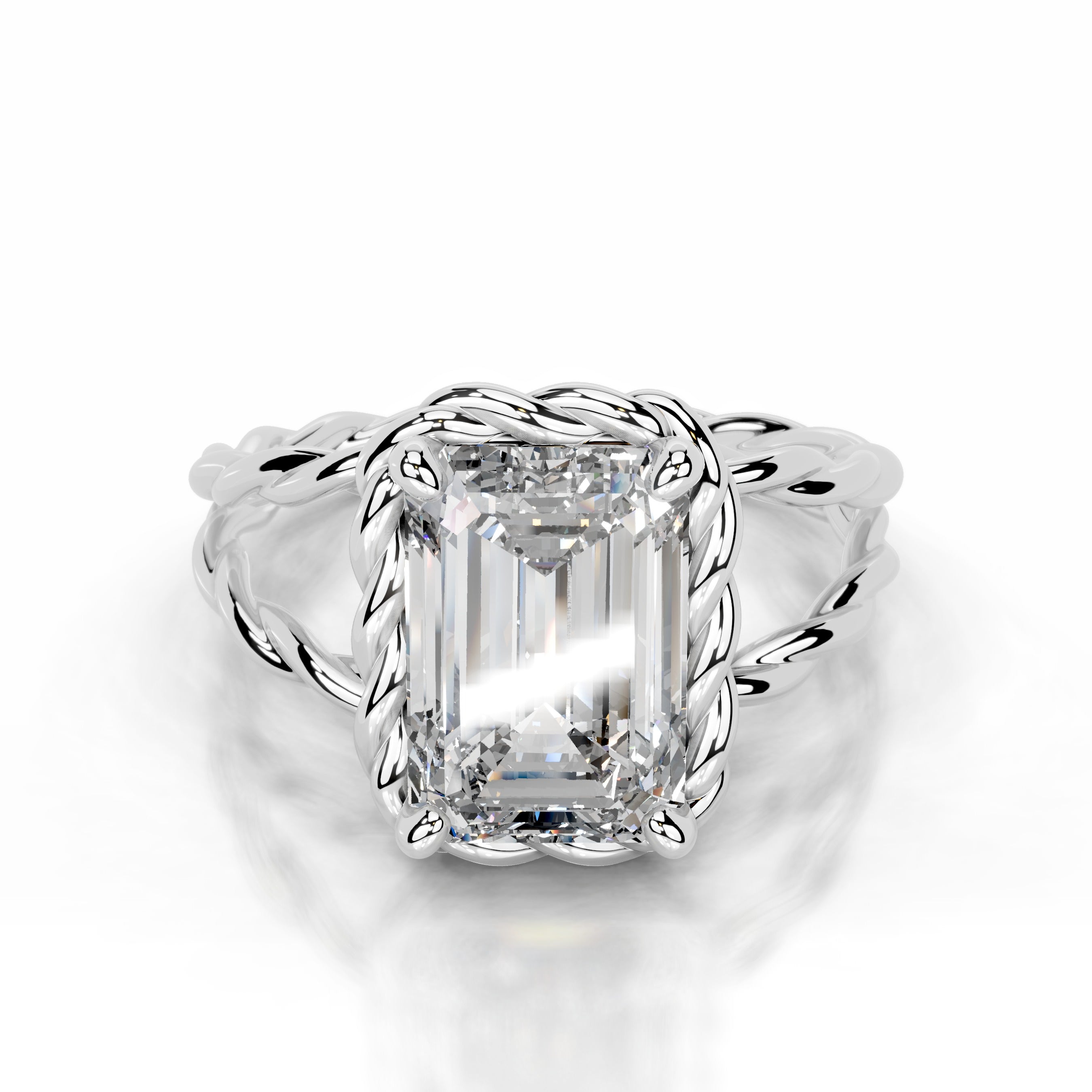 Yul Lab Grown Diamond Ring - 14K White Gold