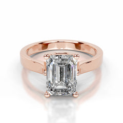 Daisy Lab Grown Diamond Ring - 14K Rose Gold