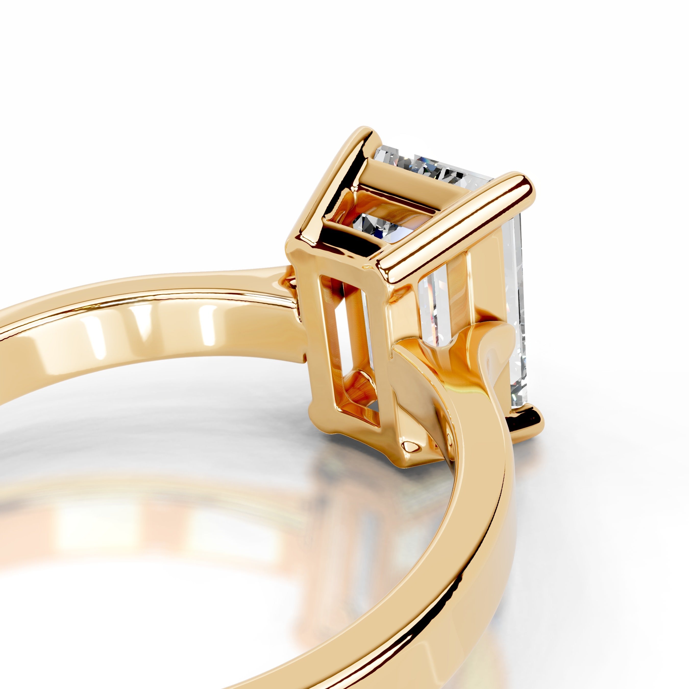 Daisy Lab Grown Diamond Ring - 18K Yellow Gold (RTS)