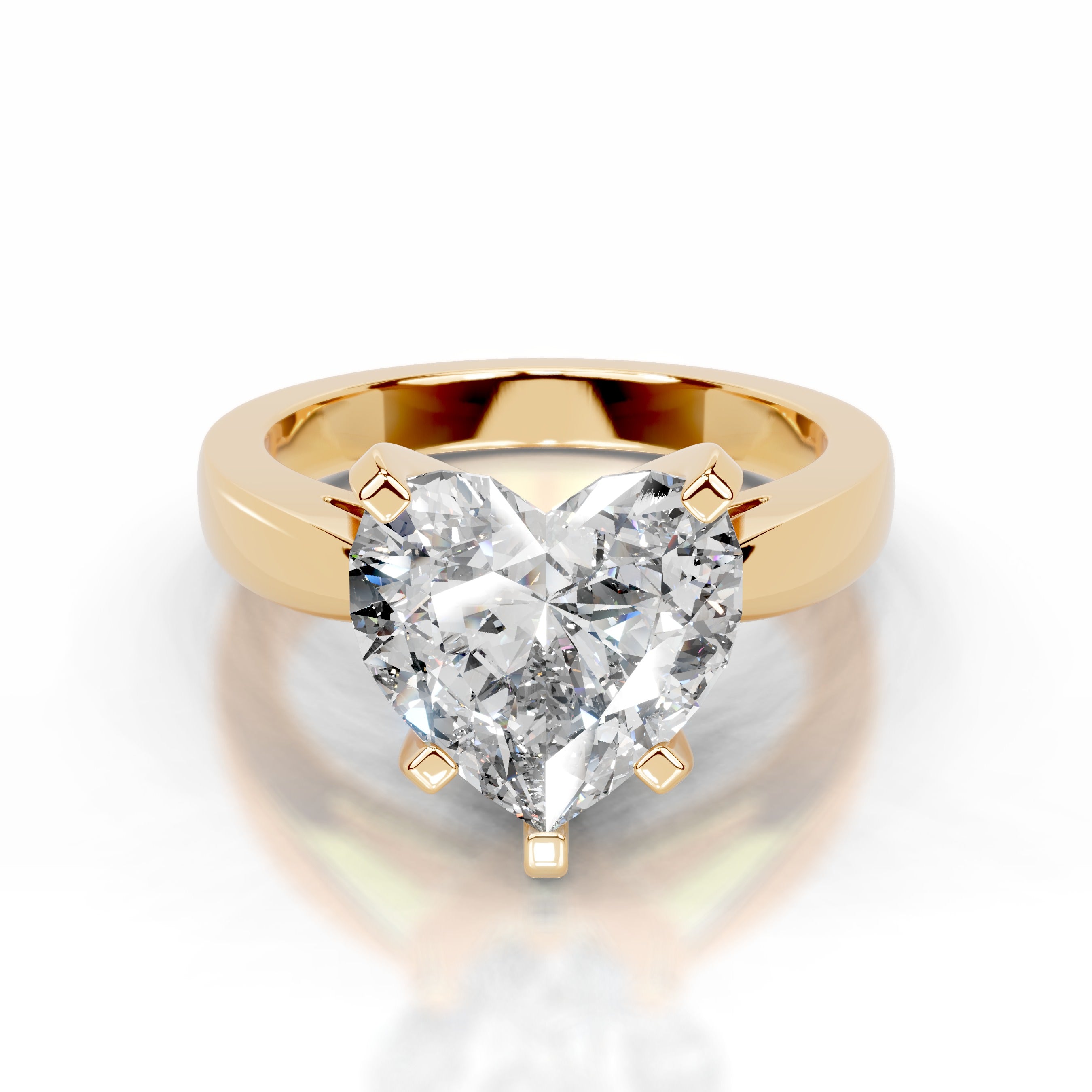 Diana Lab Grown Diamond Ring - 18K Yellow Gold