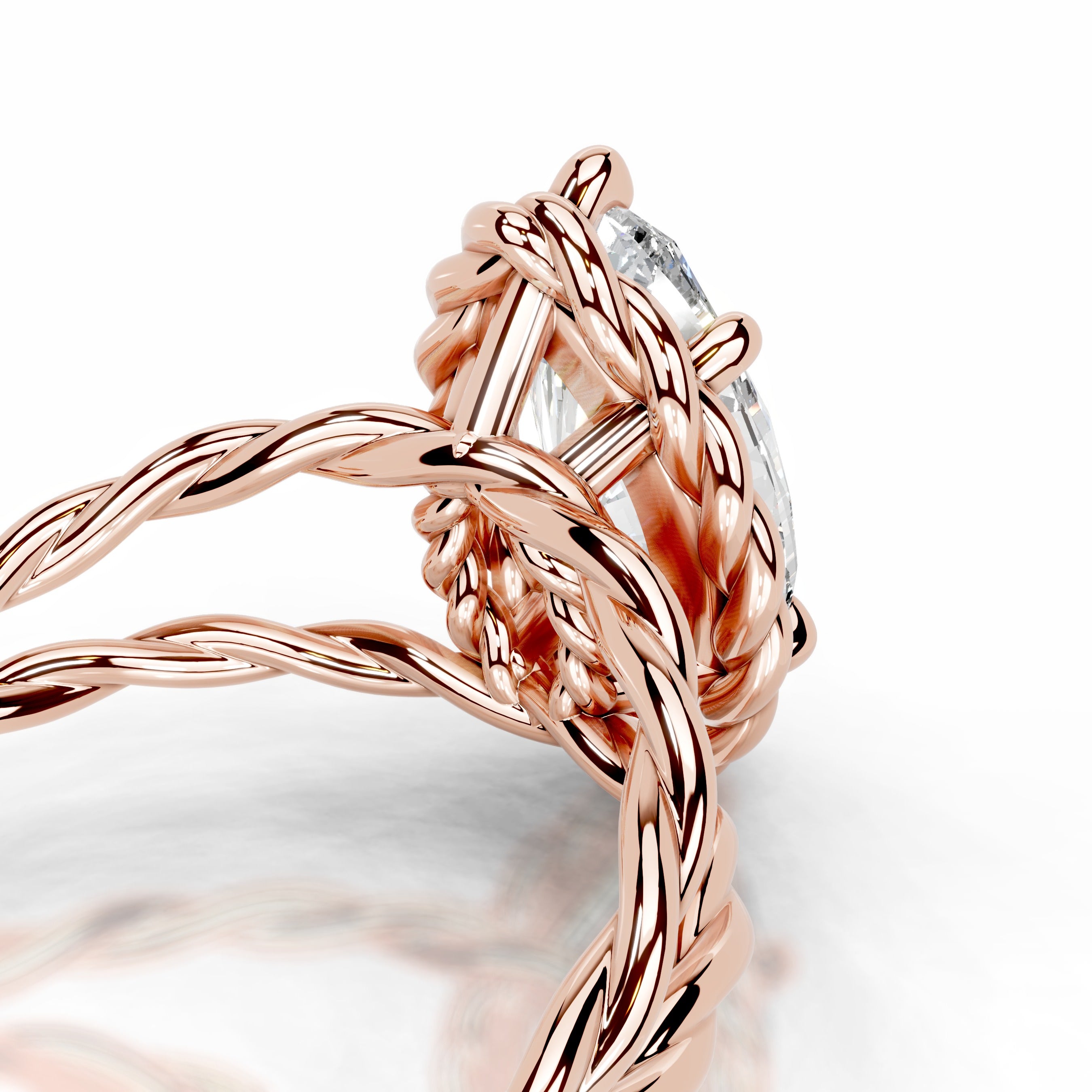 Yul Lab Grown Diamond Ring - 14K Rose Gold