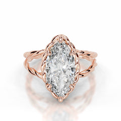 Yul Lab Grown Diamond Ring Marquise - 14K Rose Gold