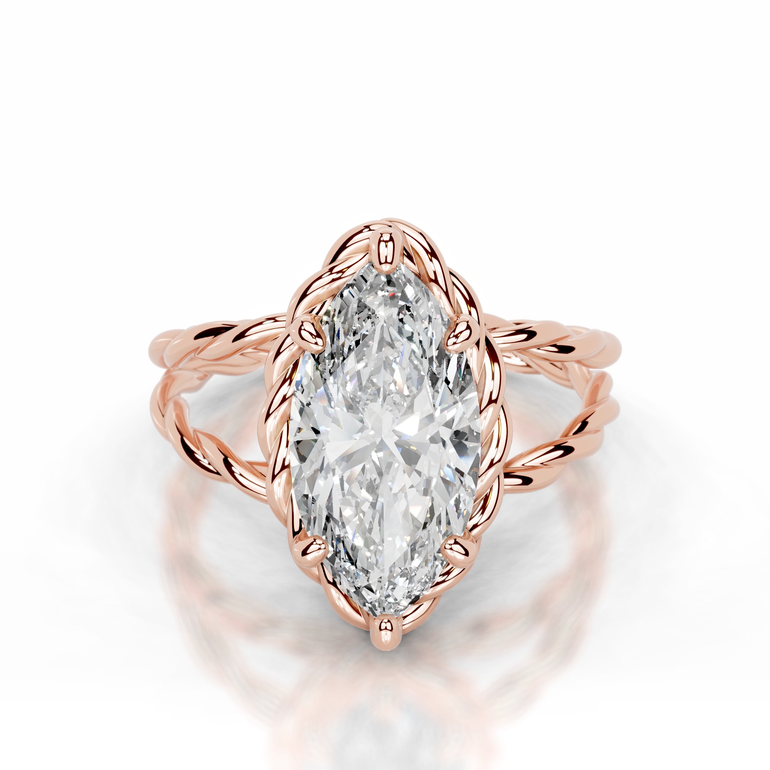 Yul Lab Grown Diamond Ring - 14K Rose Gold