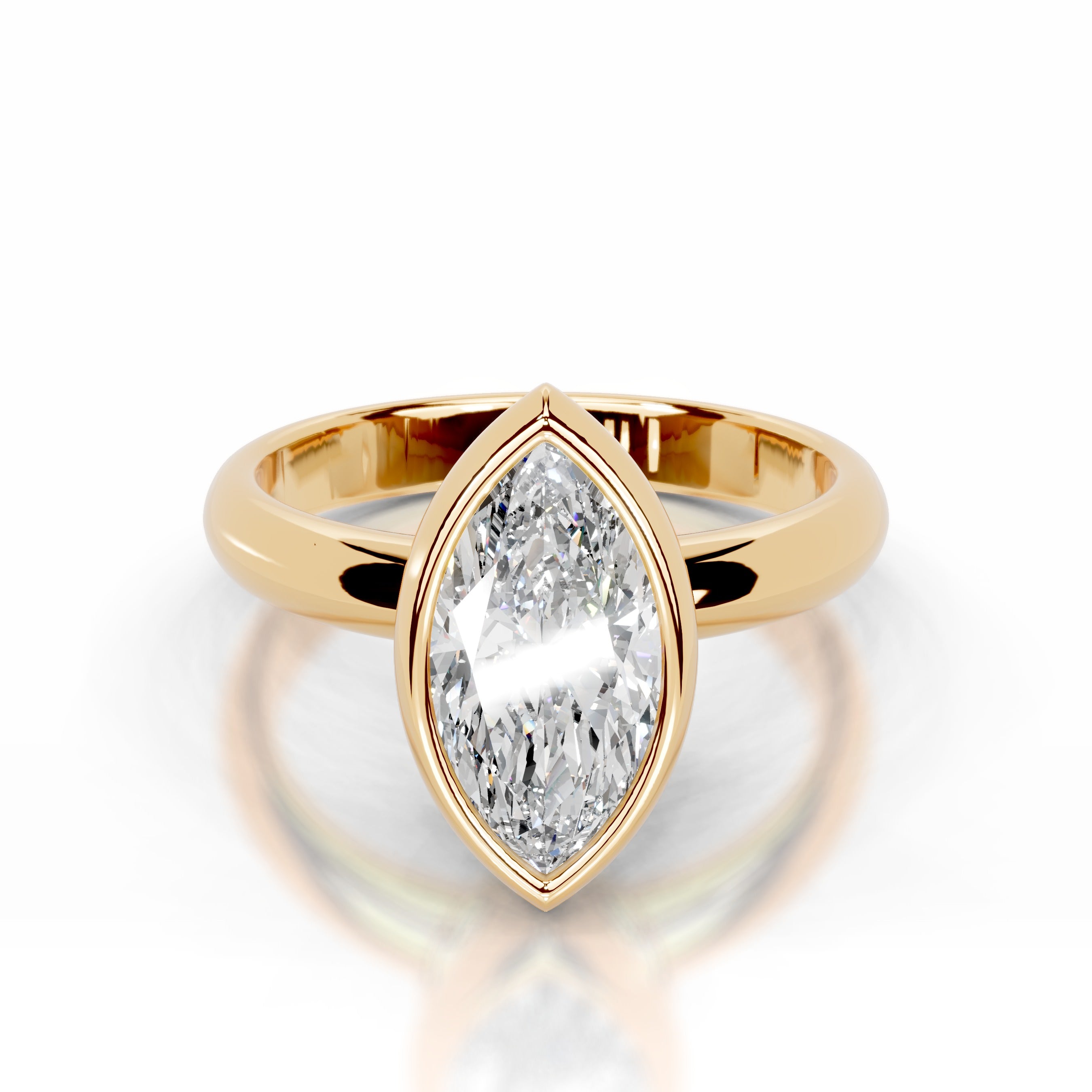 Kaylee Lab Grown Diamond Ring - 18K Yellow Gold