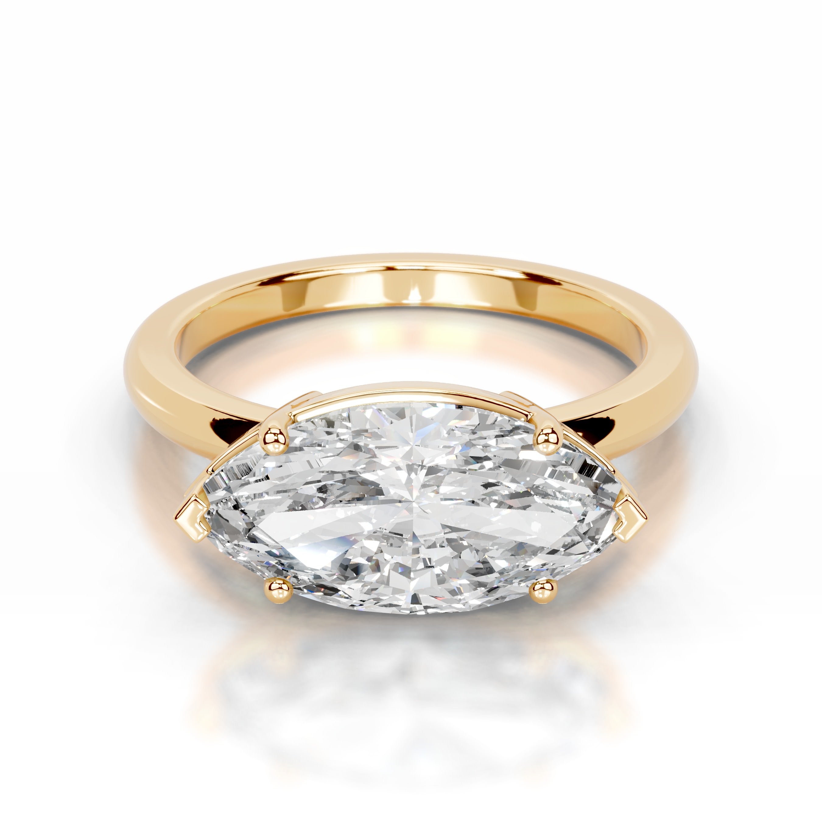 Miriam Lab Grown Diamond Ring - 18K Yellow Gold